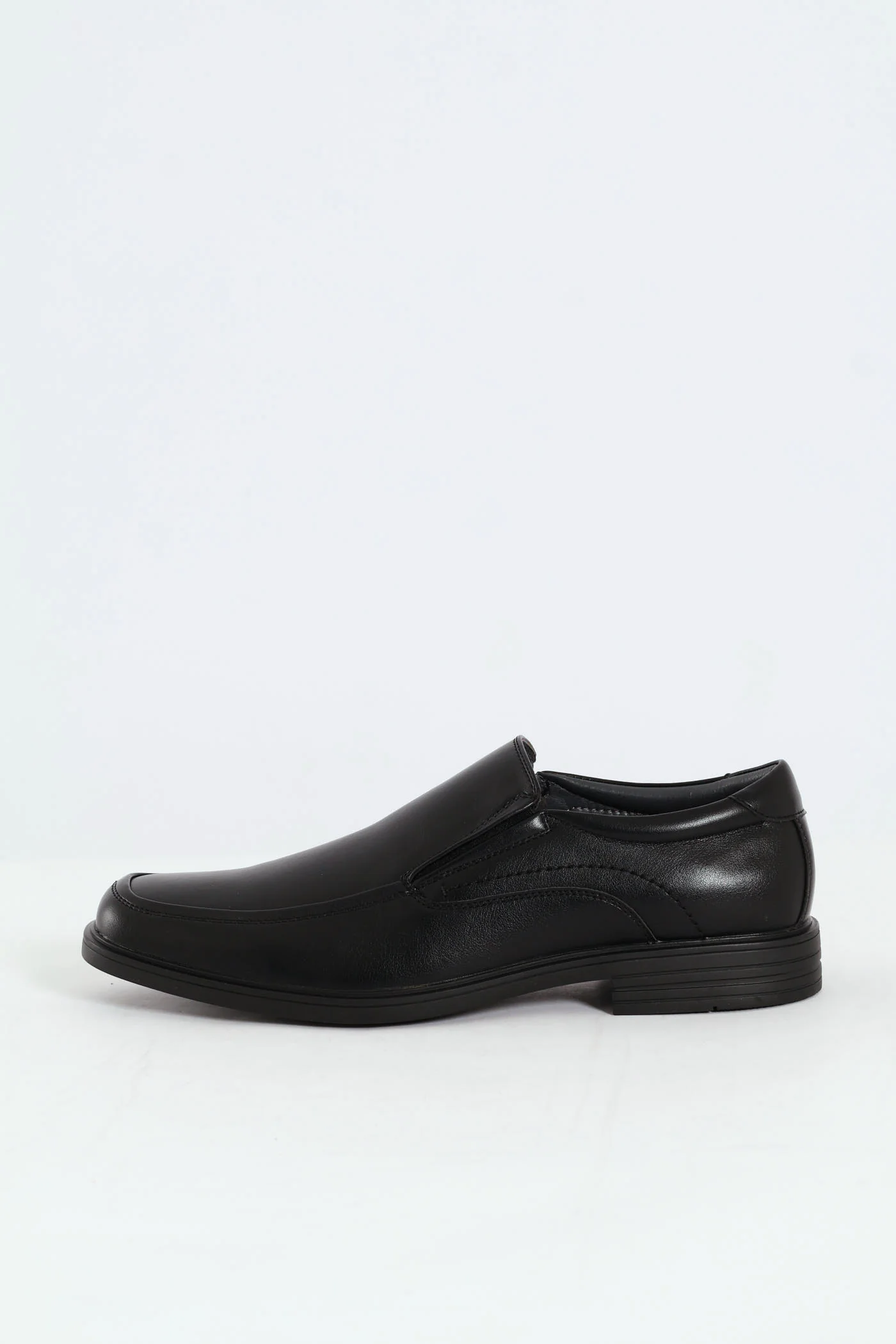 Slip On Square Toe Formal Shoe - Black - Image 4
