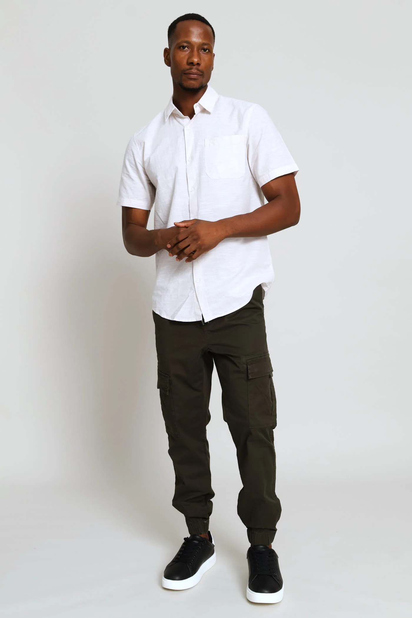 Slub Regular Shirt - Stone - Image 10