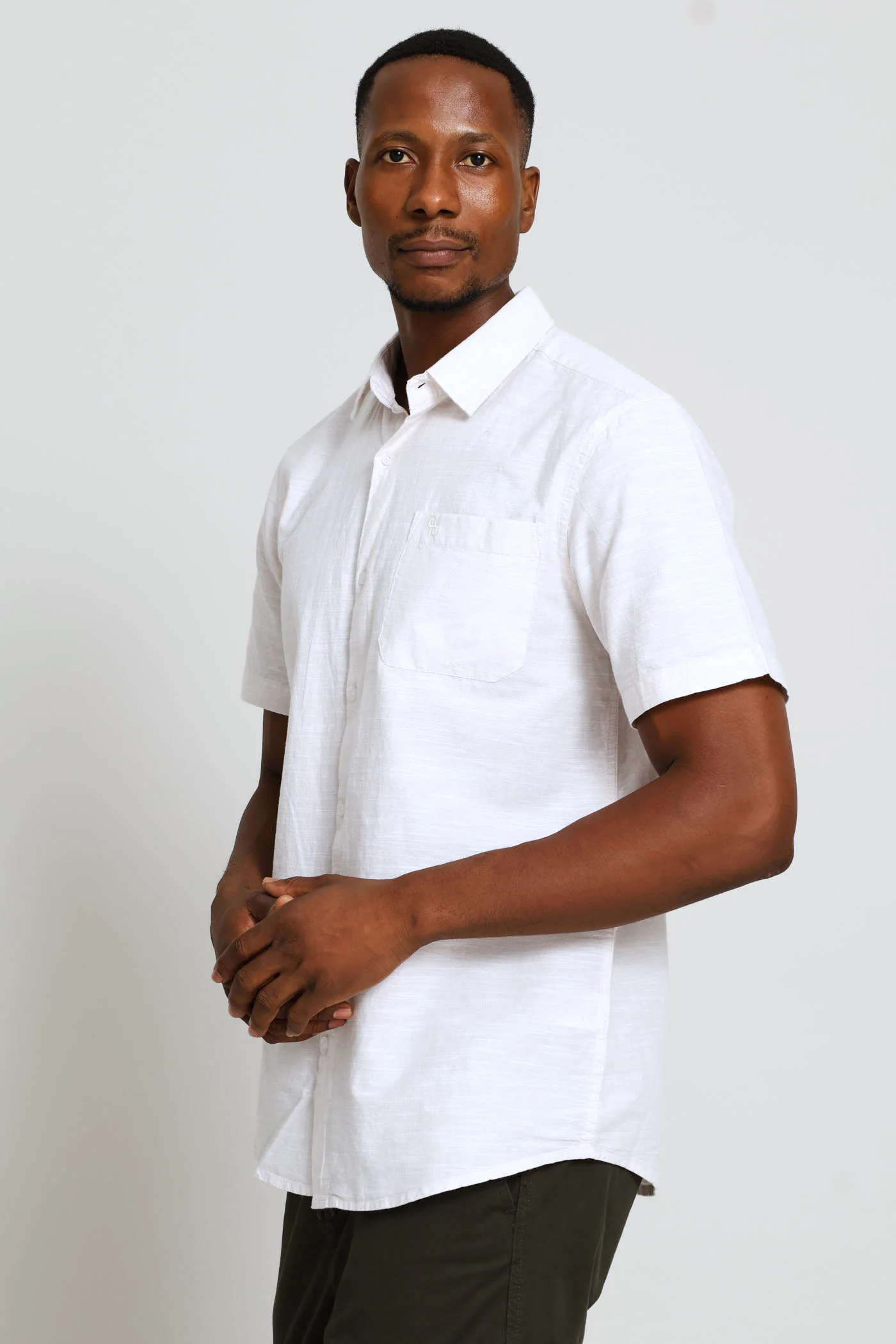 Slub Regular Shirt - Stone - Image 8