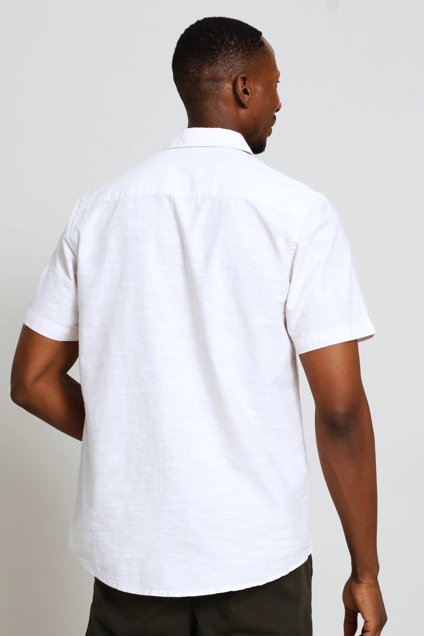 Slub Regular Shirt - Stone - Image 9