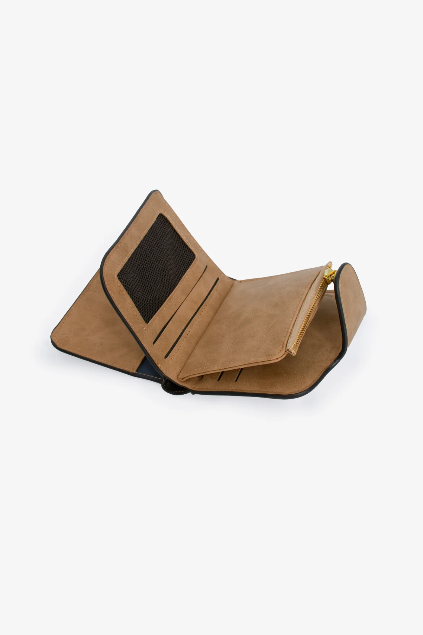 Small Bifold Purse - Tan - Image 2