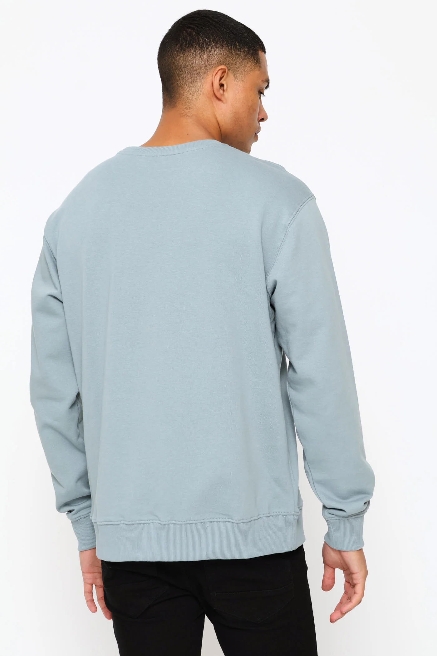 Small Logo Crew Top - Sky Blue - Image 5
