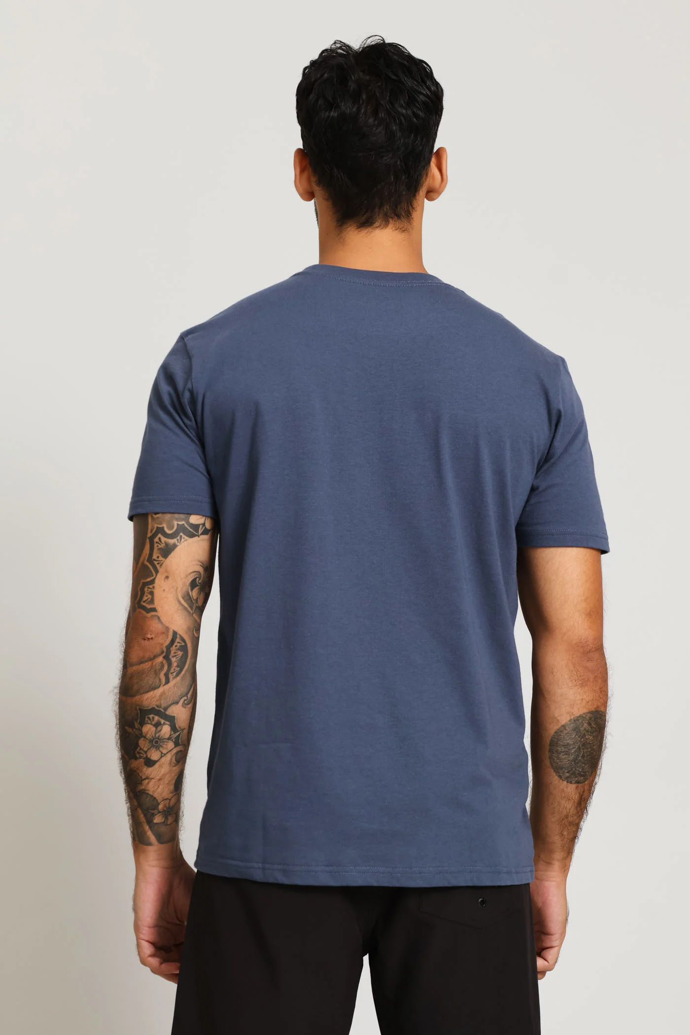Small Logo Essentials Short Sleeve Tee - Navy - Image 4