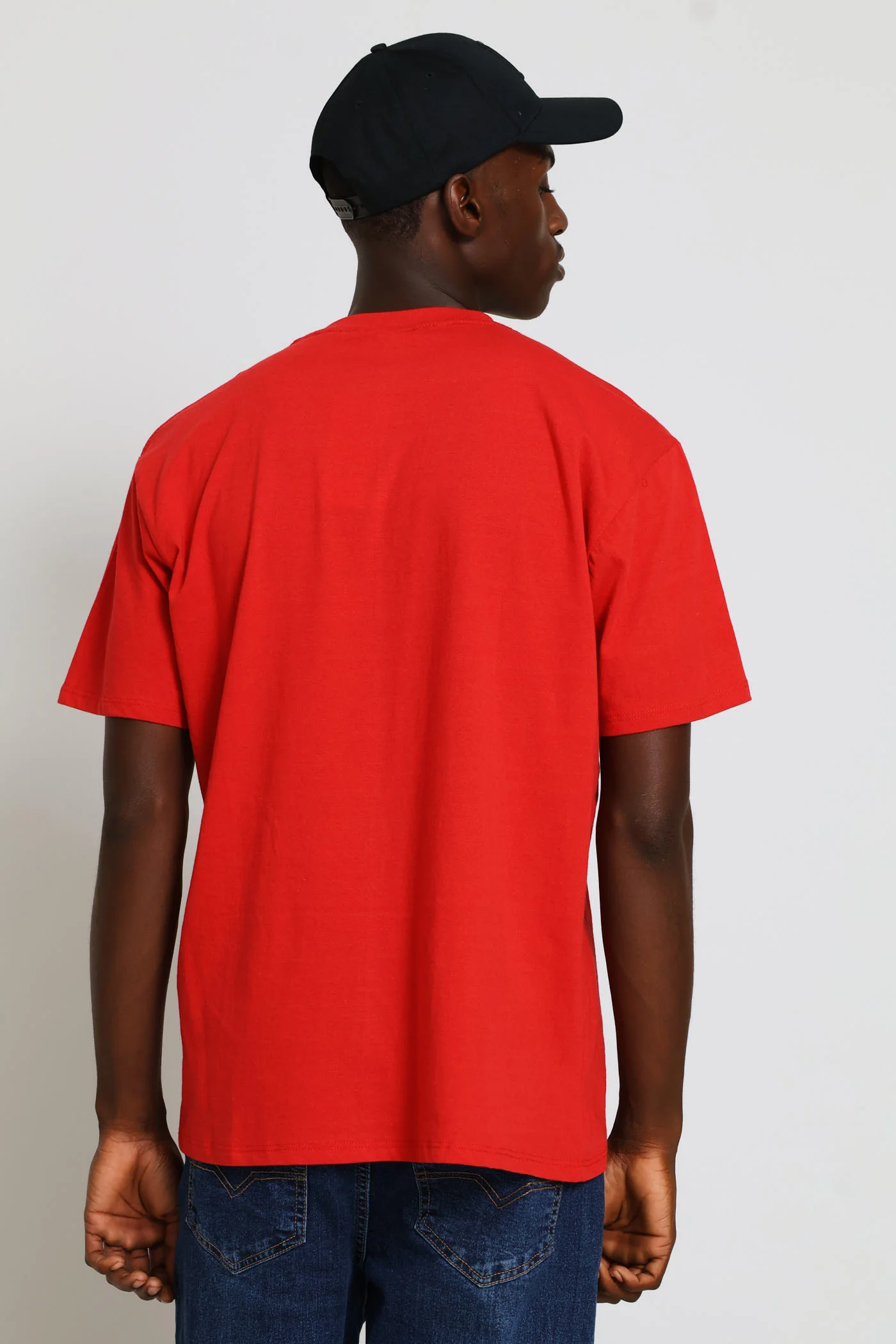 Small Logo Tee - Red - Image 4