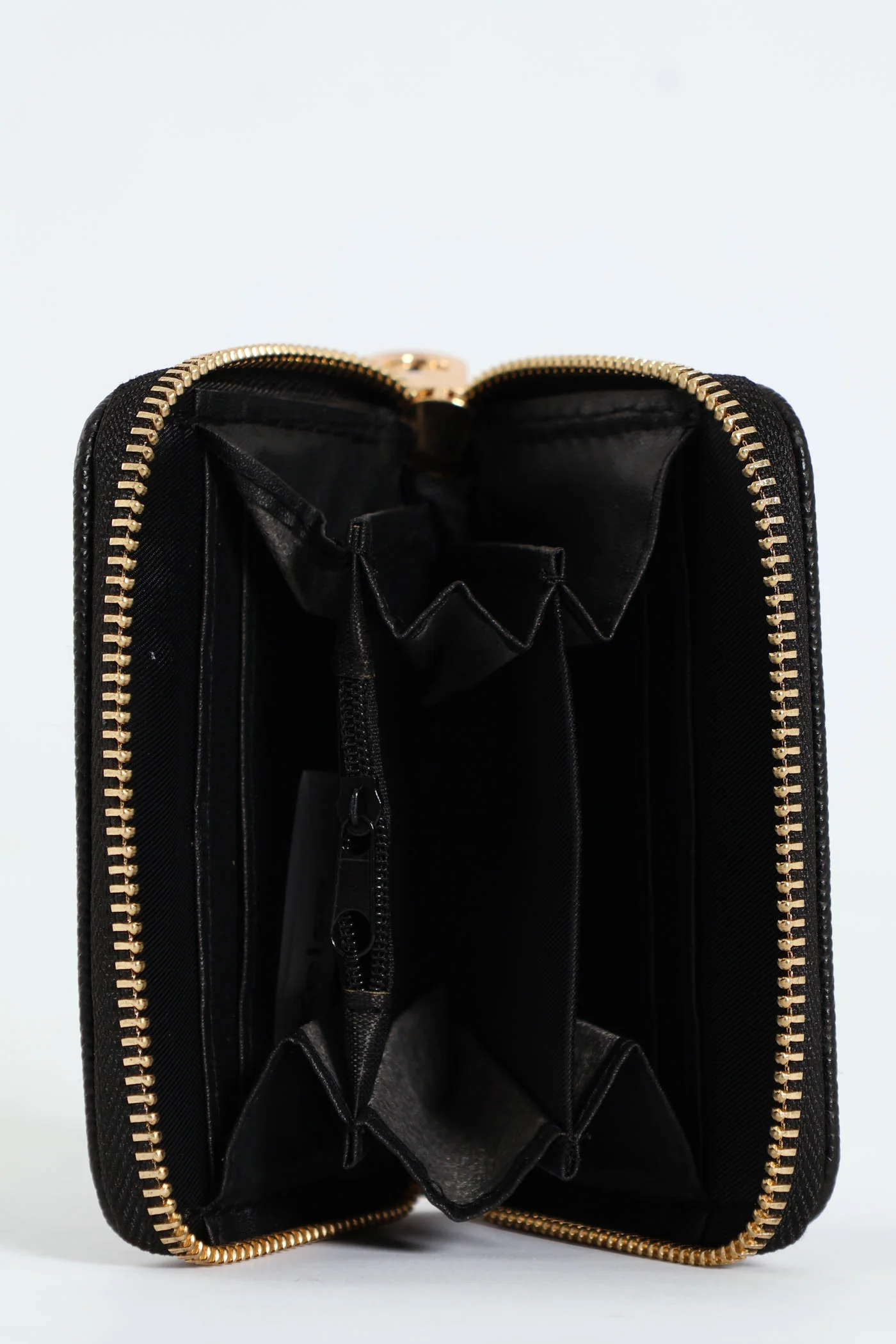 Small Zip Around Purse - Black - Image 2