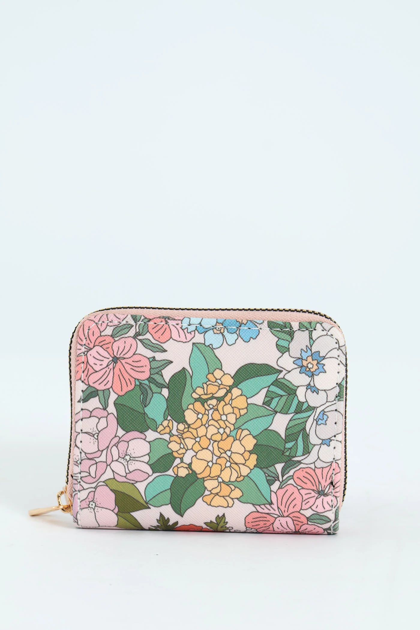 Small Zip Around Purse - Light Pink - Image 2
