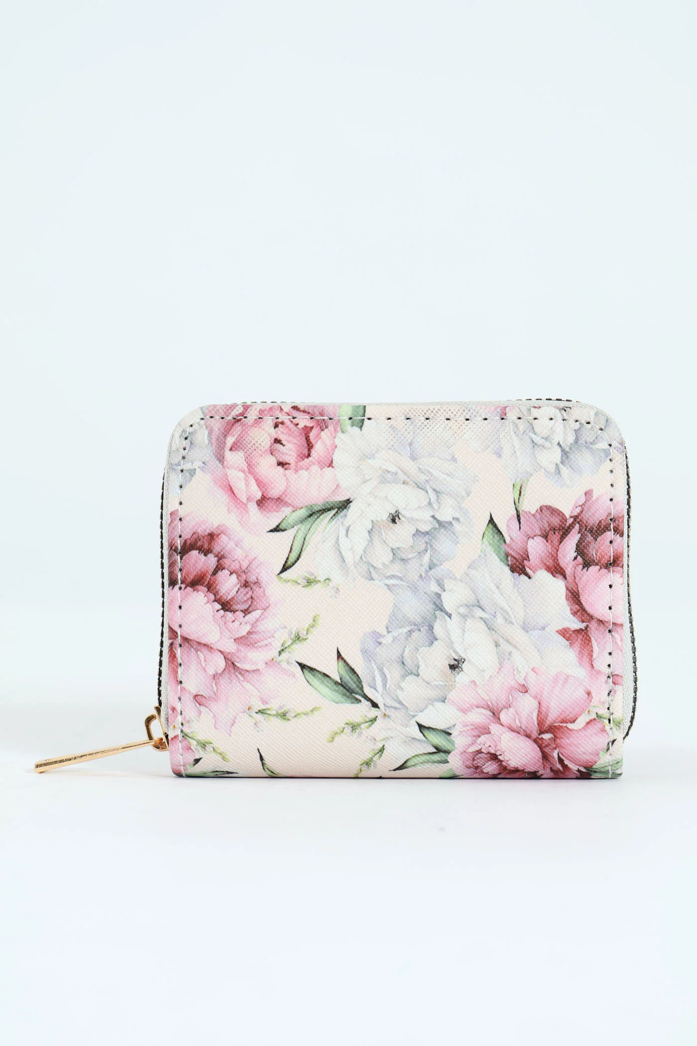 Small Zip Around Purse - Light Pink - Image 3