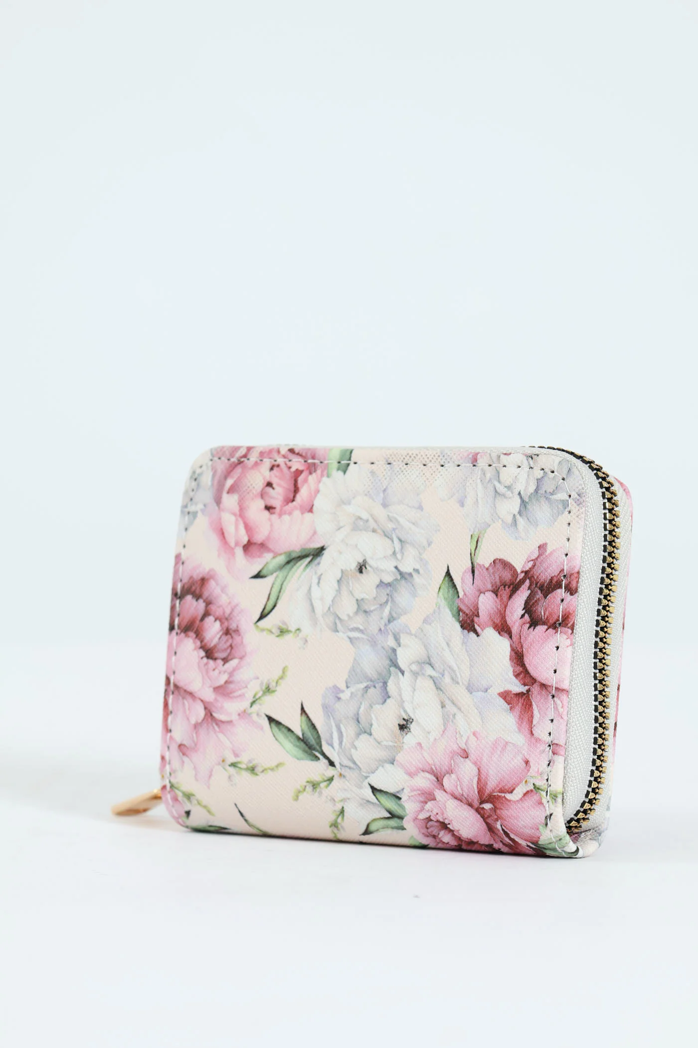 Small Zip Around Purse - Light Pink - Image 4