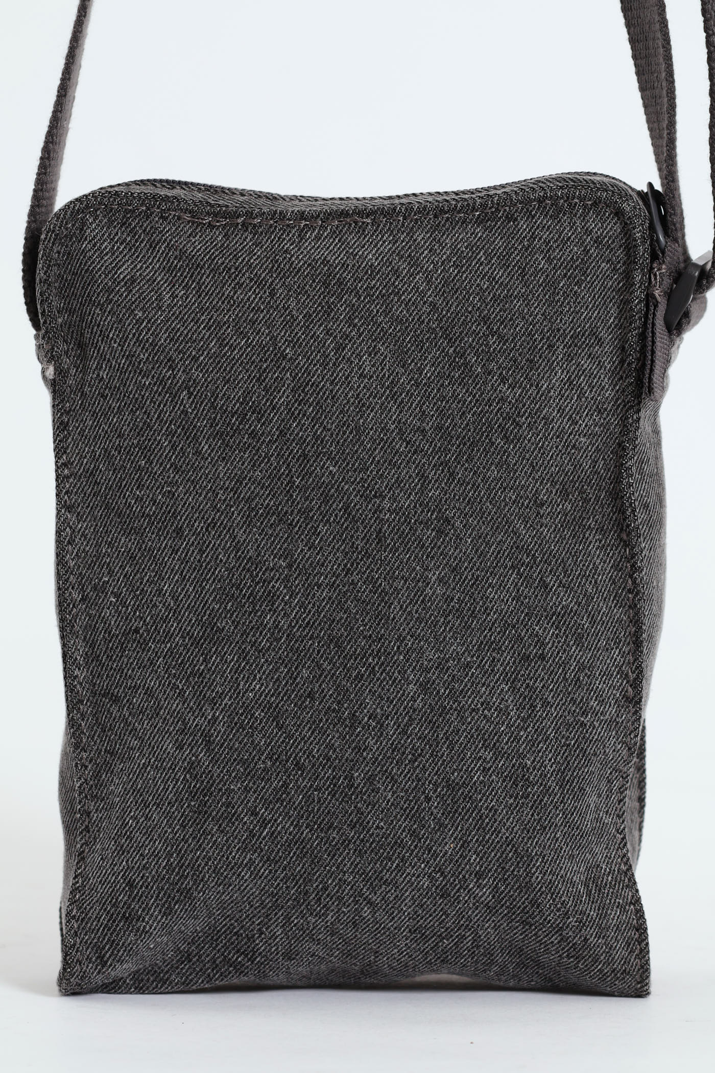 Small Zip Crossbody Bag - Dark Grey - Image 4