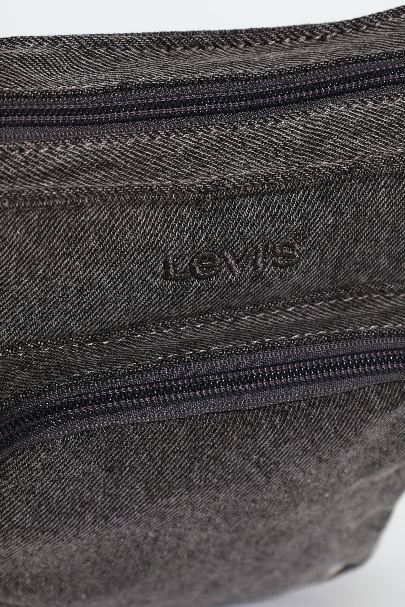 Small Zip Crossbody Bag - Dark Grey - Image 5