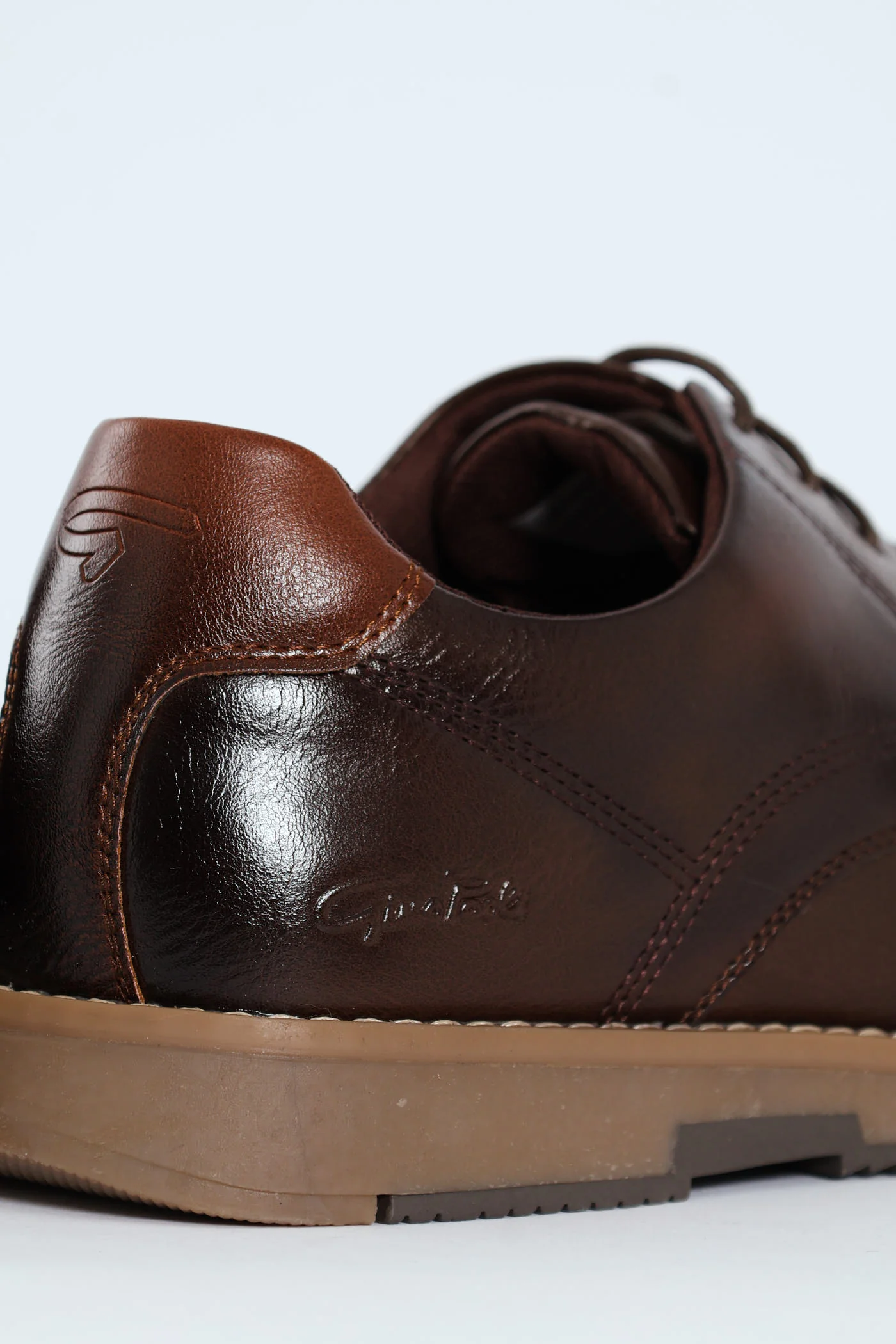 Smart Casual Derby Shoe - Brown - Image 2