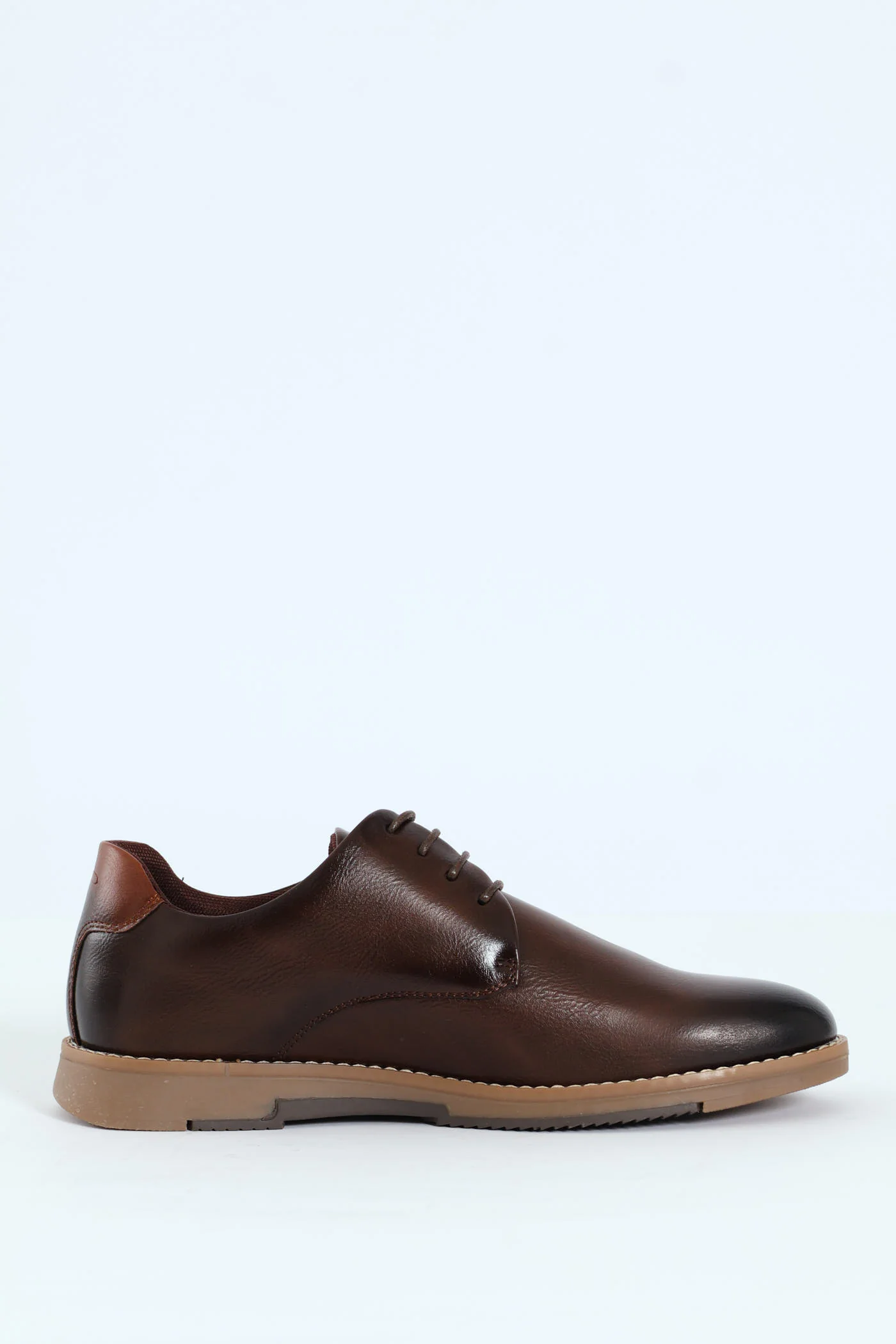 Smart Casual Derby Shoe - Brown - Image 3