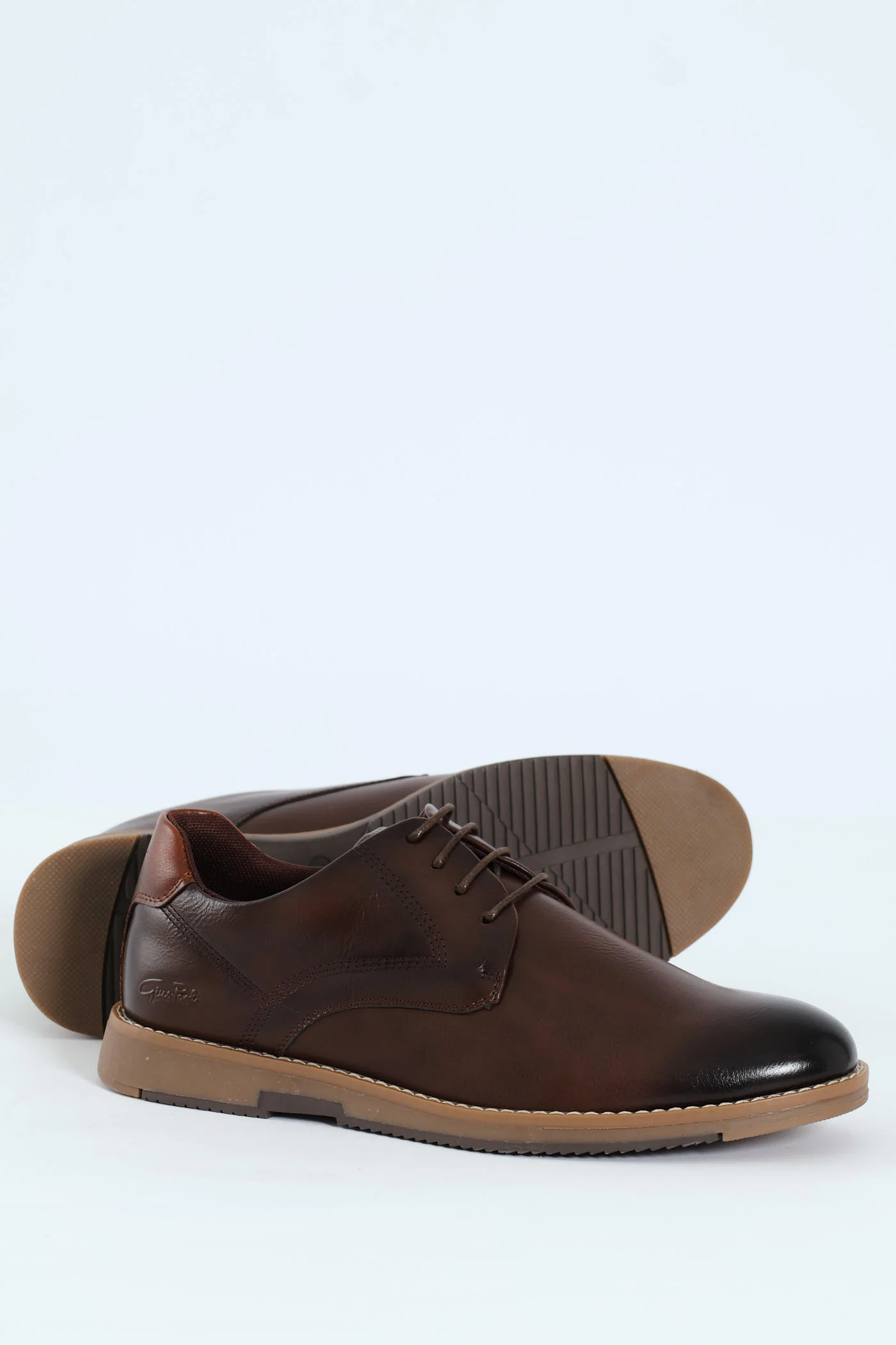 Smart Casual Derby Shoe - Brown - Image 5