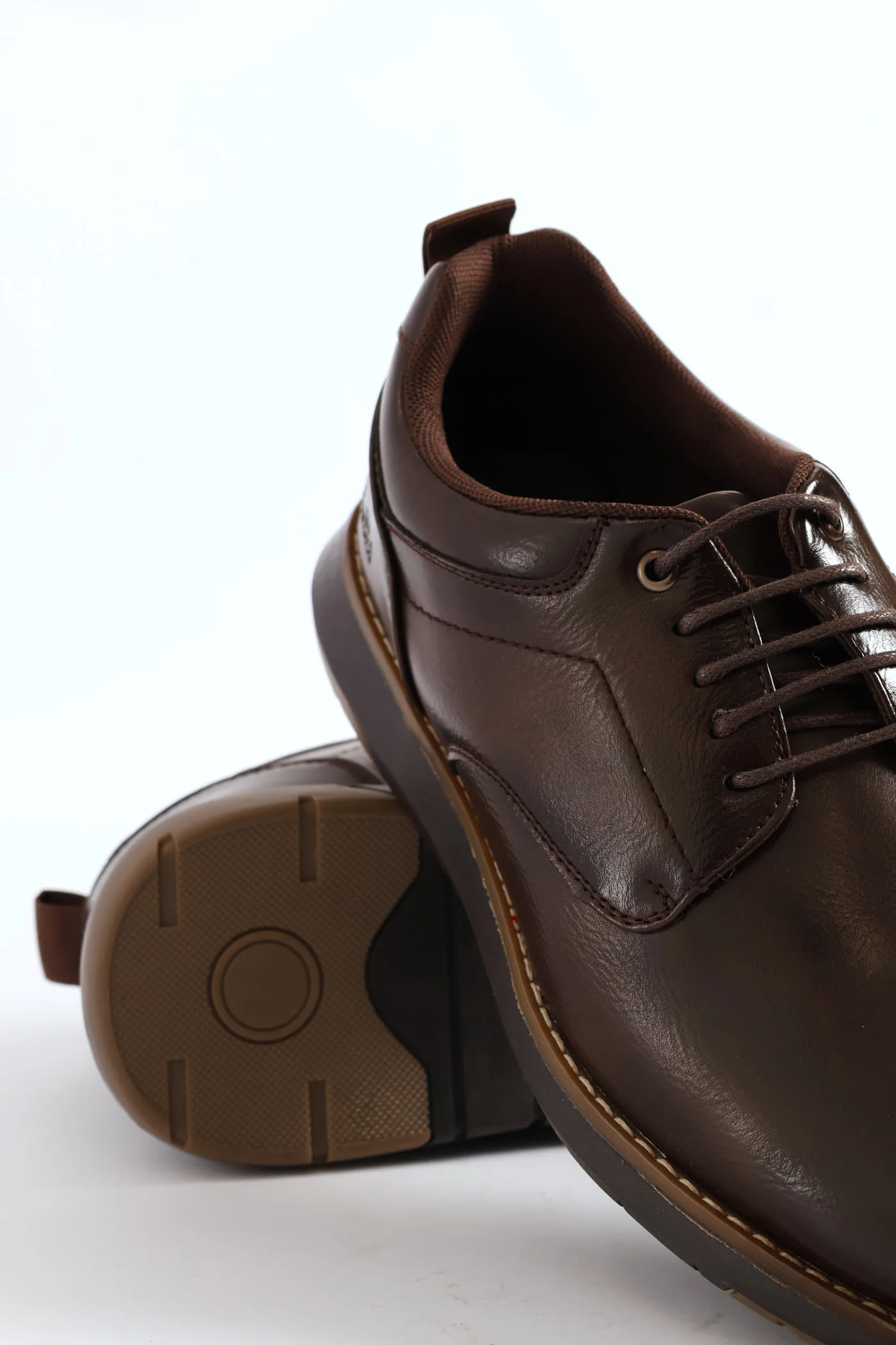 Smart Casual Derby Shoe - Brown - Image 2