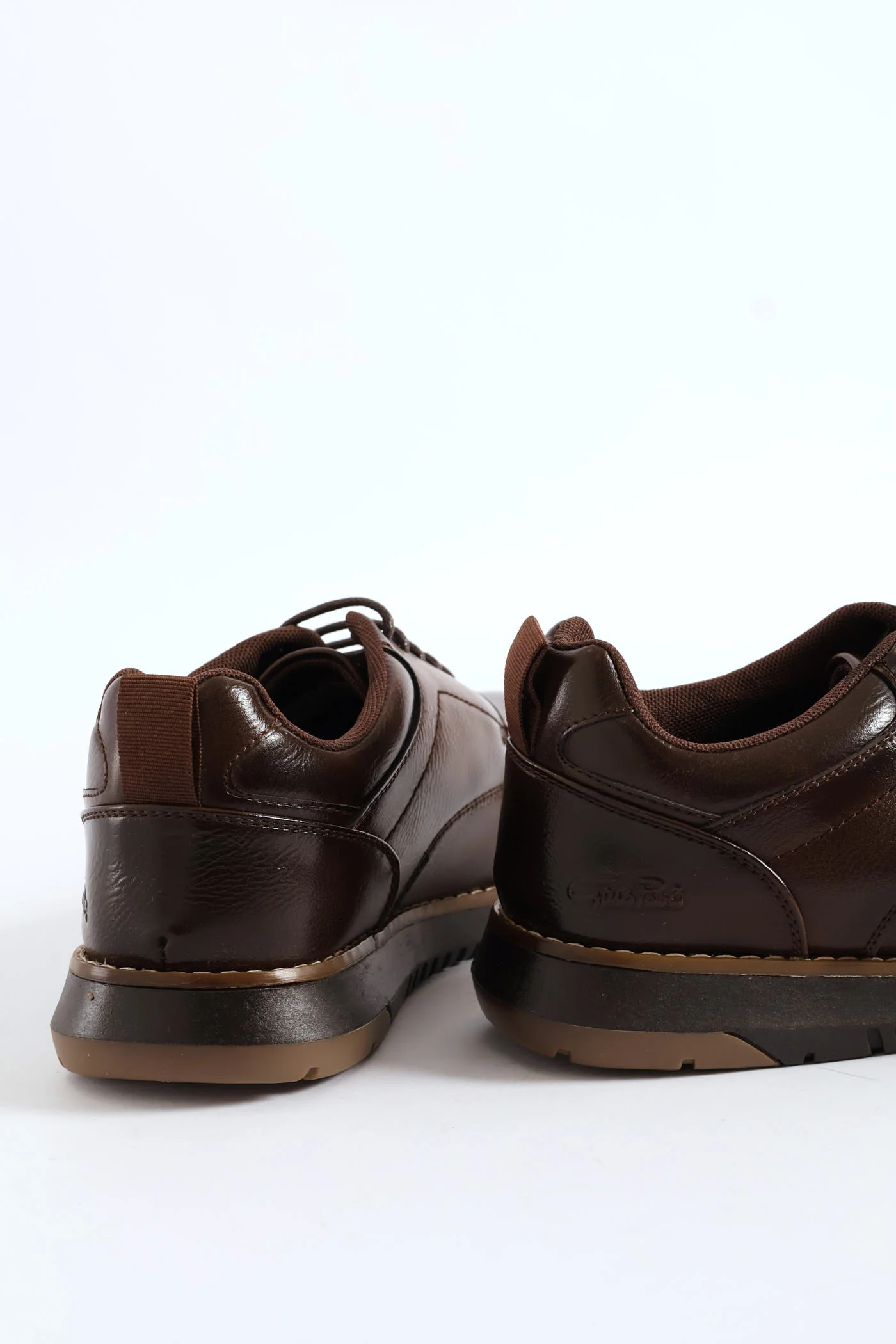 Smart Casual Derby Shoe - Brown - Image 3