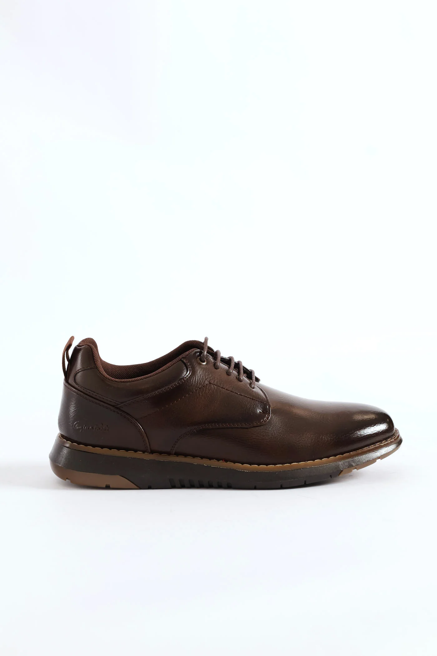 Smart Casual Derby Shoe - Brown - Image 5