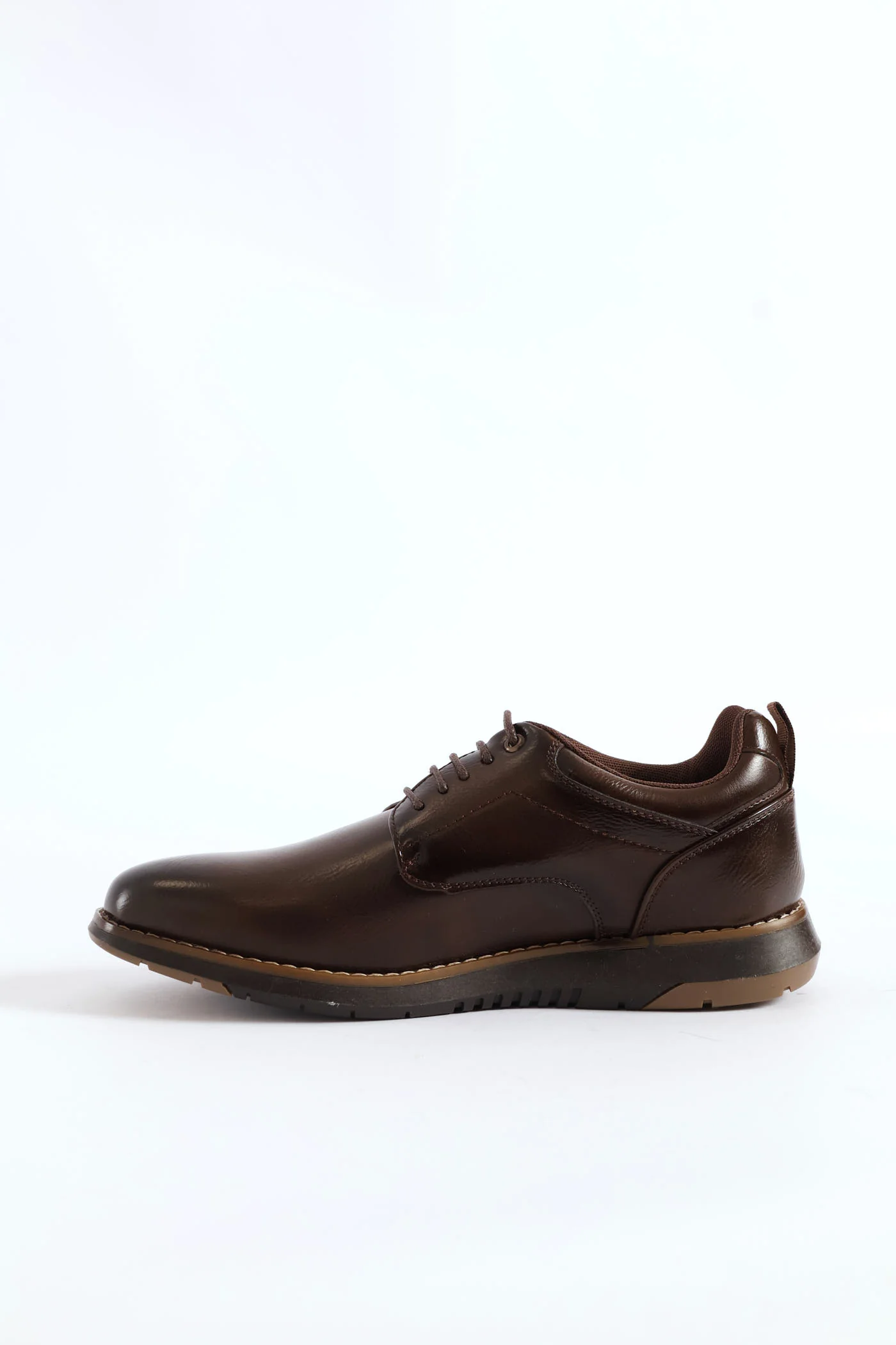 Smart Casual Derby Shoe - Brown - Image 6