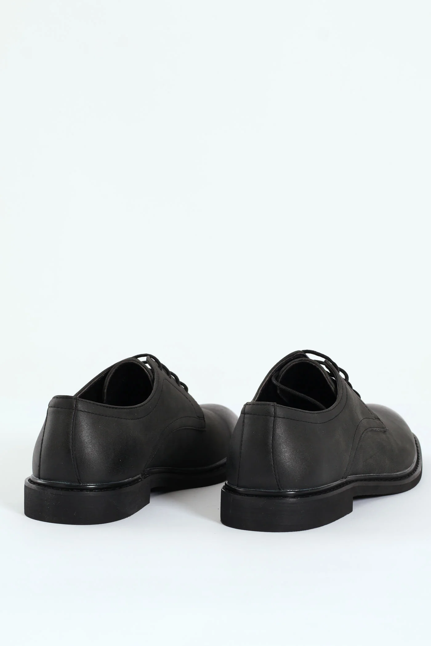 Smart Casual Lace Up Derby Shoe - Black - Image 4