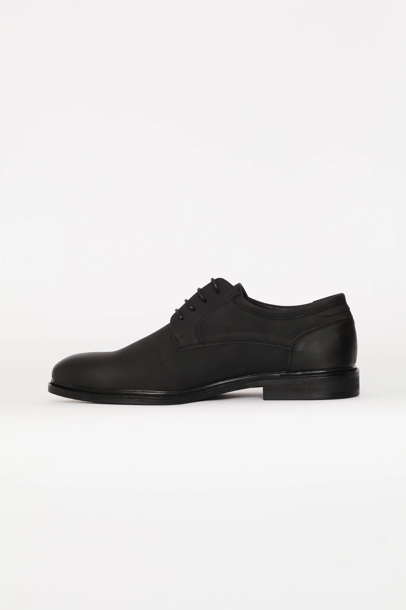 Smart Casual Lace Up Derby Shoe - Black - Image 10