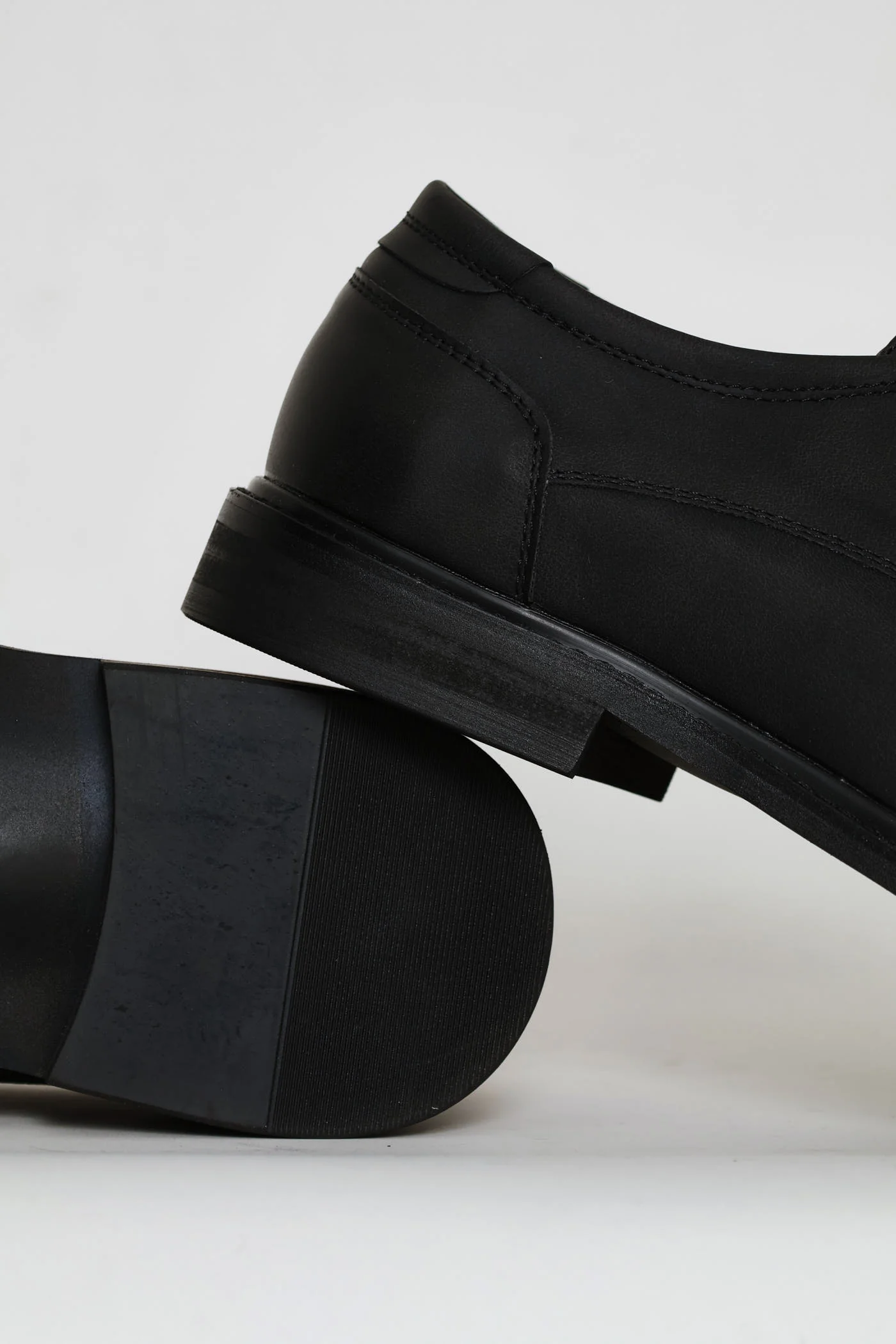 Smart Casual Lace Up Derby Shoe - Black - Image 6