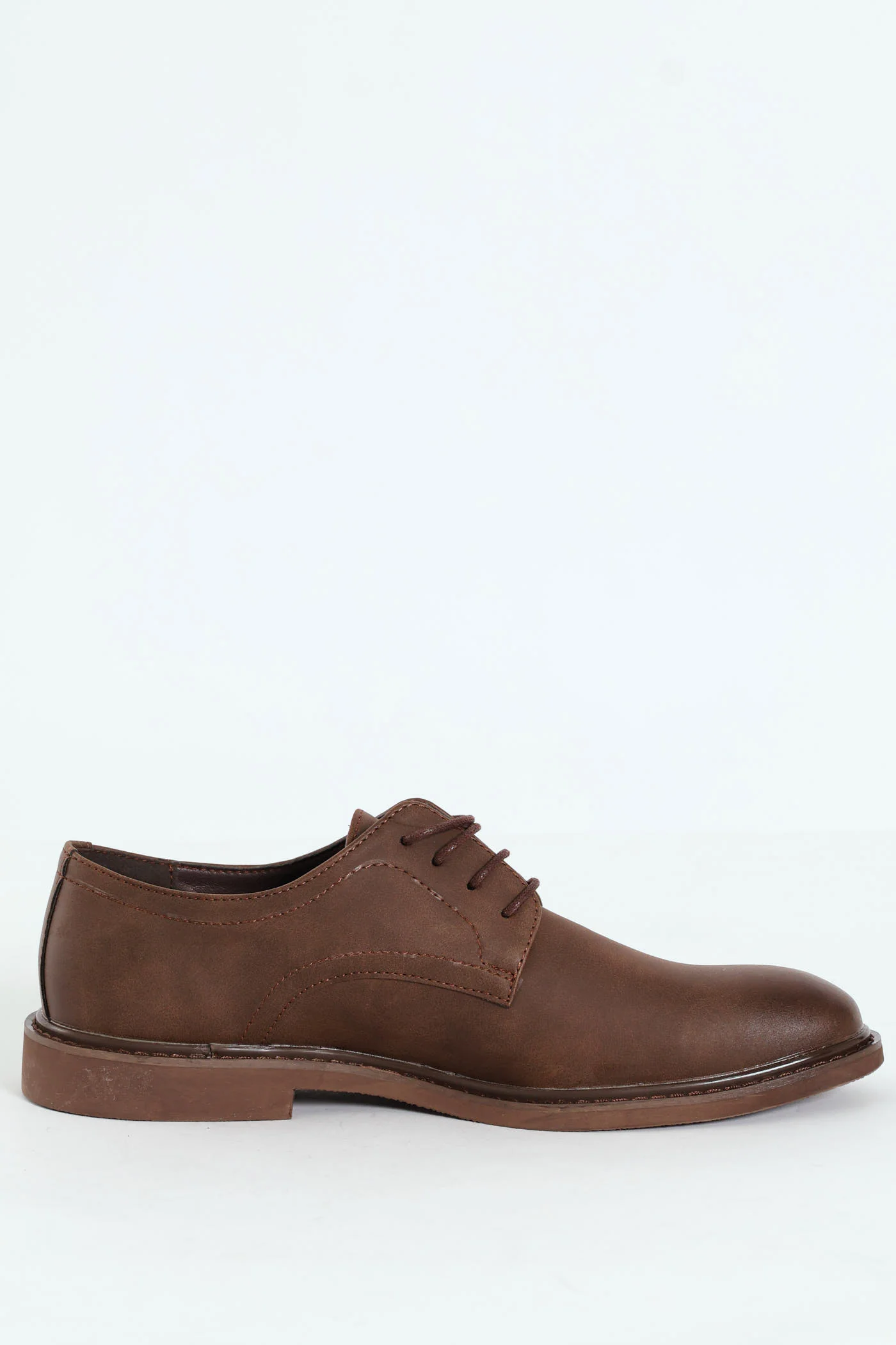 Smart Casual Lace Up Derby Shoe - Chocolate - Image 4