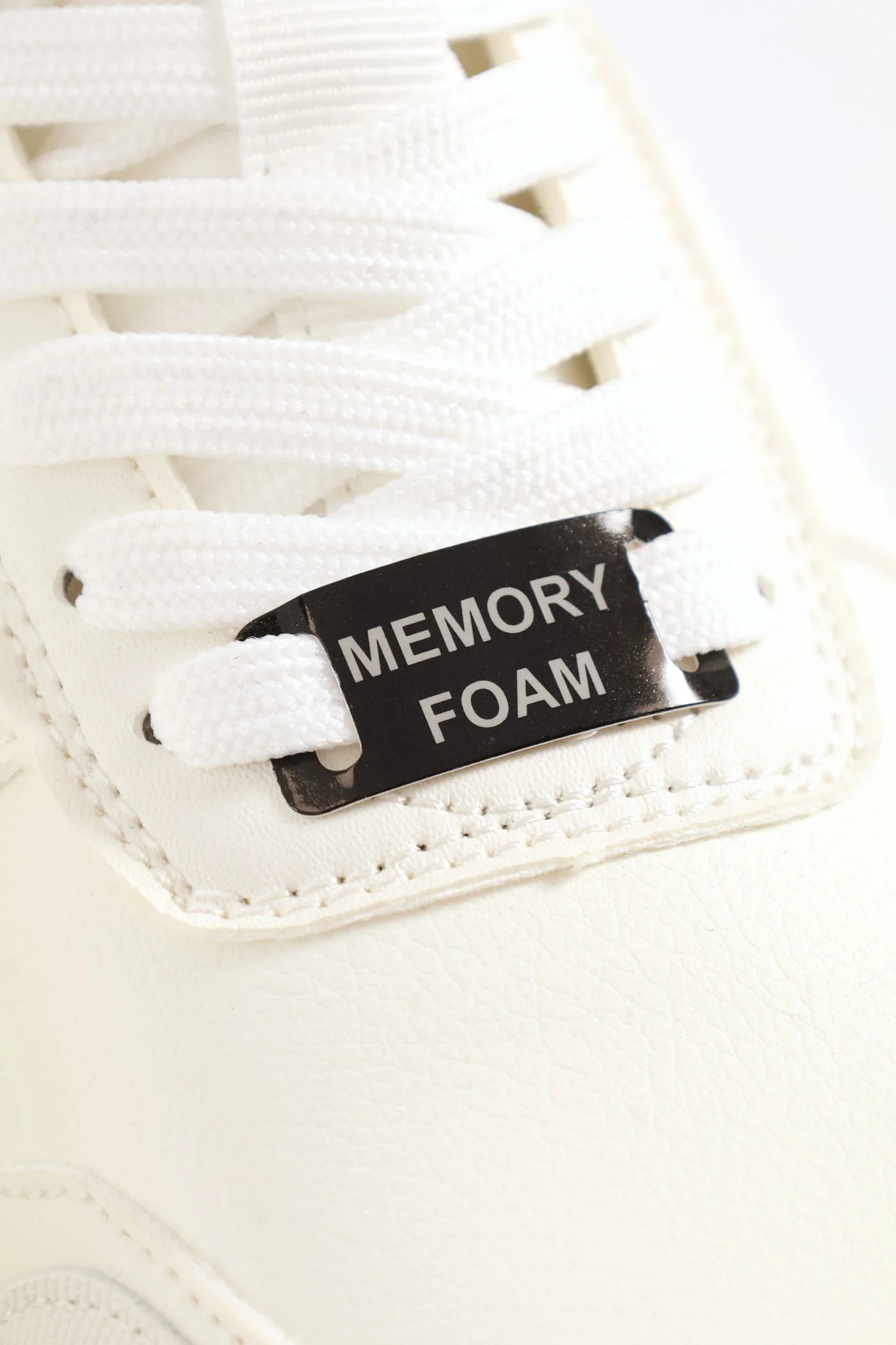 Smart Casual Lace Up Sneaker - White - Image 2