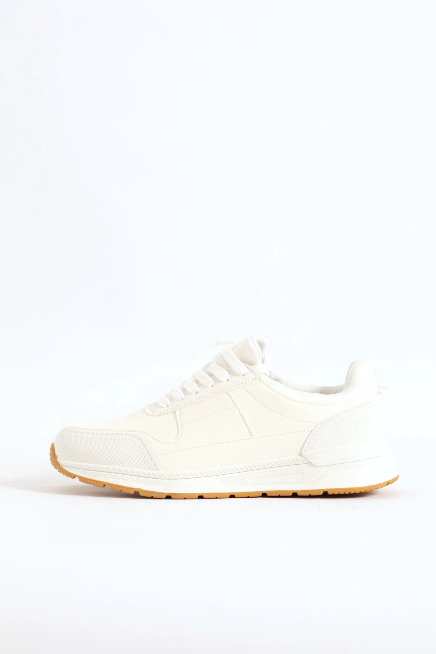 Smart Casual Lace Up Sneaker - White - Image 3