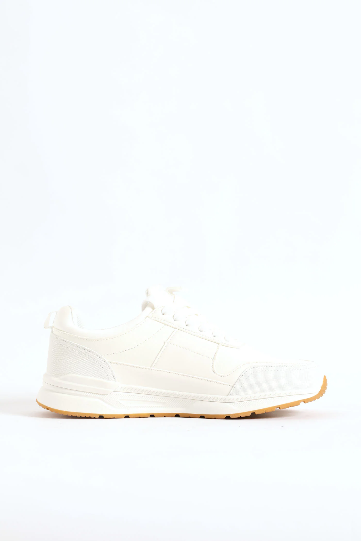 Smart Casual Lace Up Sneaker - White - Image 4