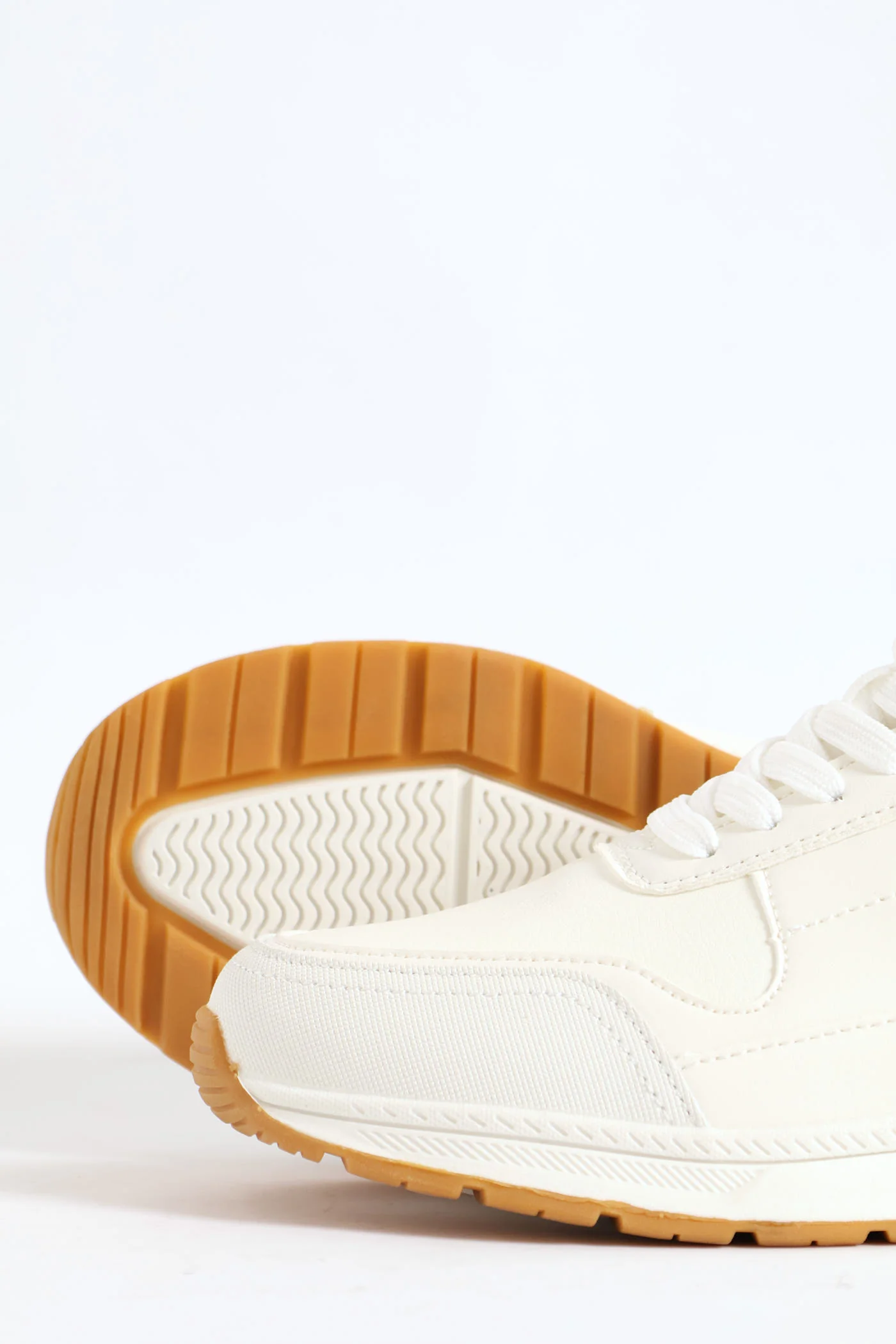 Smart Casual Lace Up Sneaker - White - Image 5