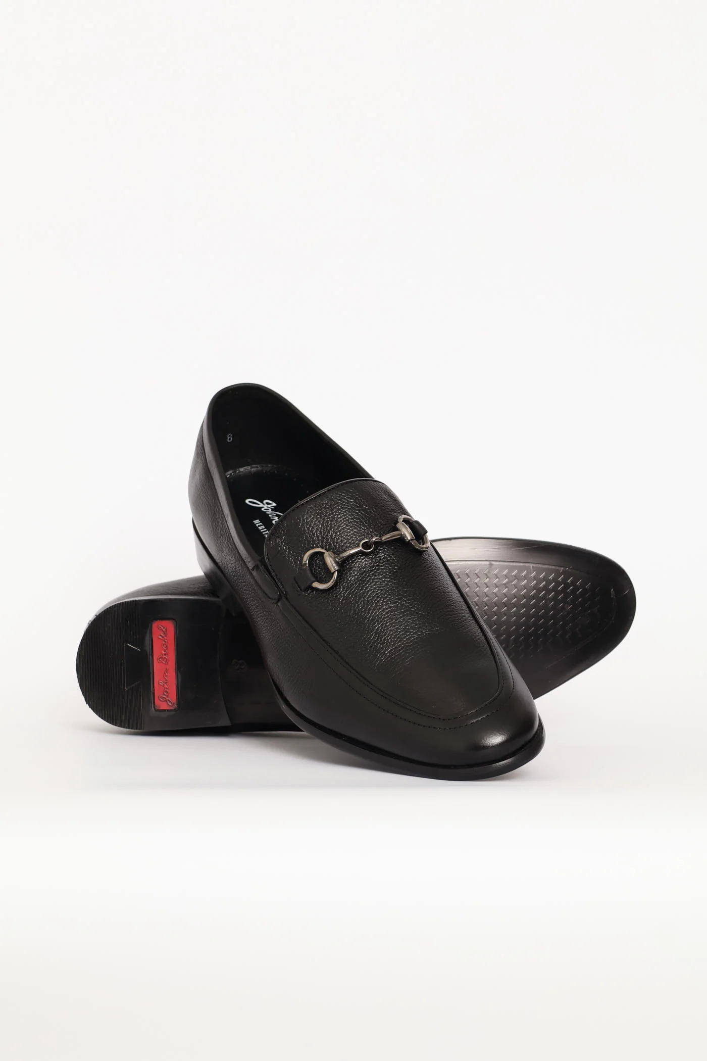 Smart Leather Loafer With Trim - Black - Image 2