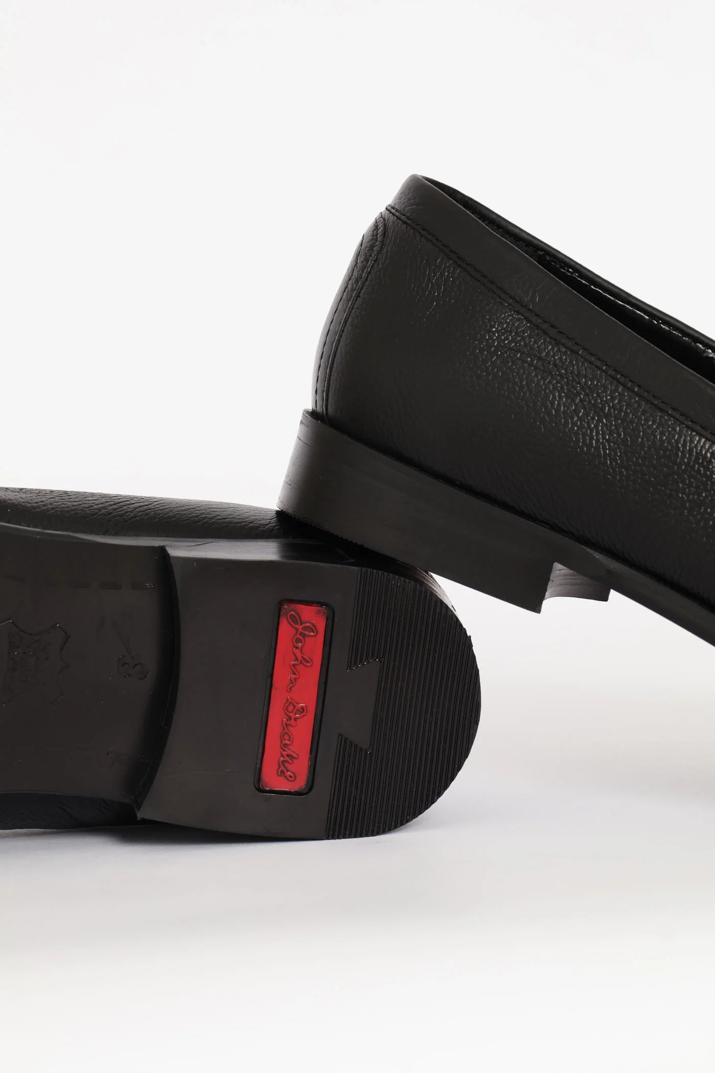 Smart Leather Loafer With Trim - Black - Image 5