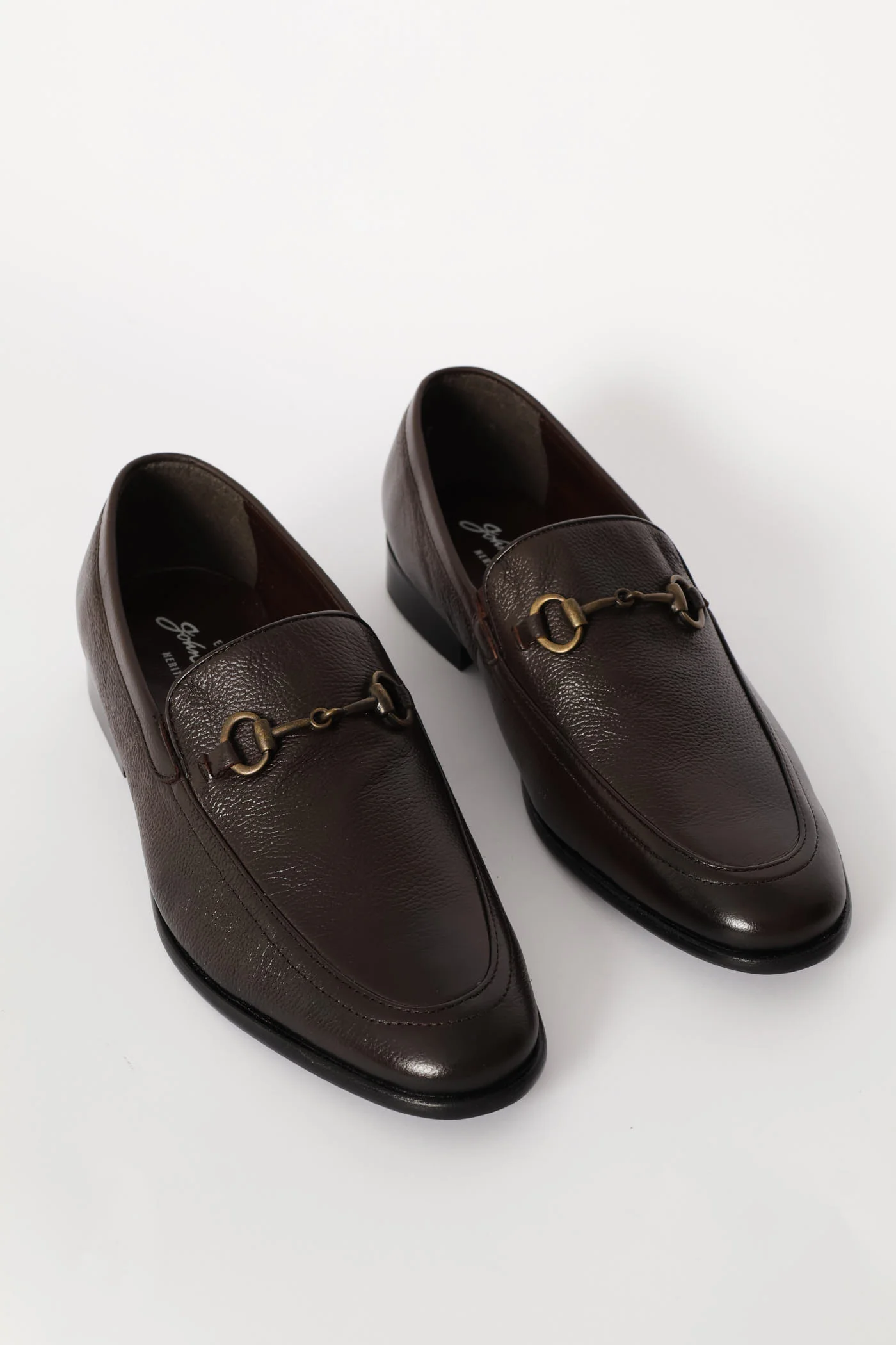 Smart Leather Loafer With Trim - Chocolate - Image 6