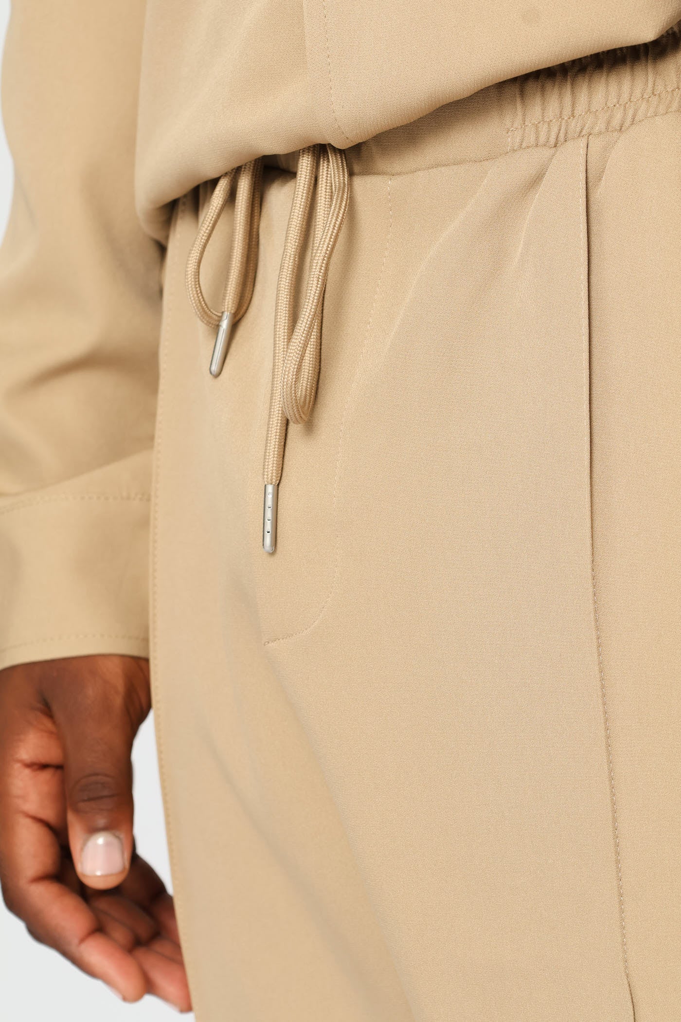 Smart Pull On Jogger - Taupe - Image 5