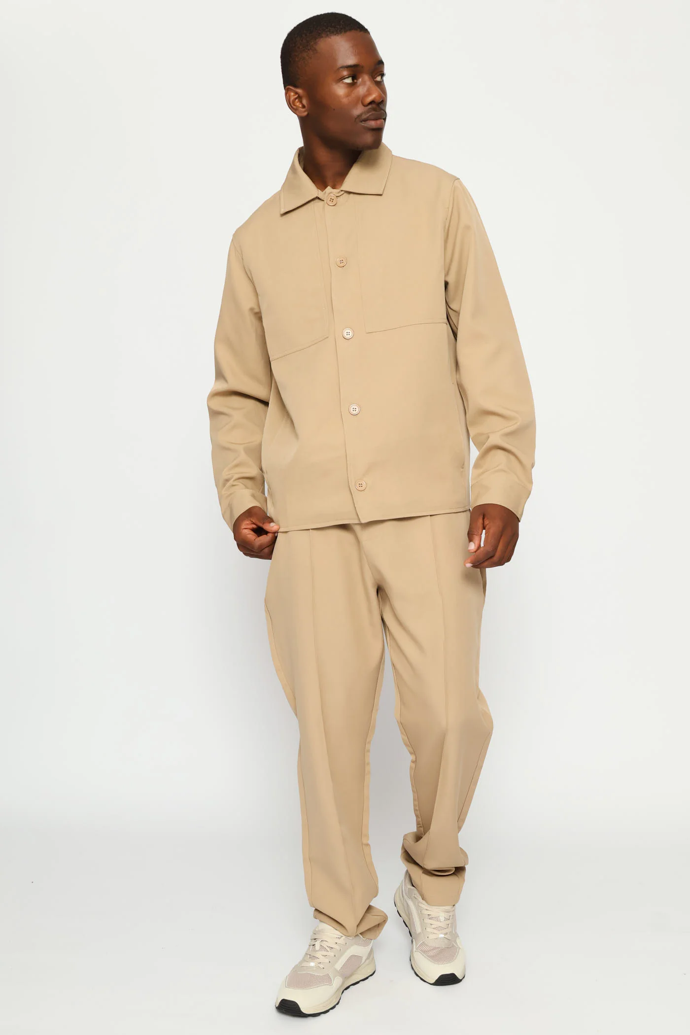 Smart Pull On Jogger - Taupe - Image 6