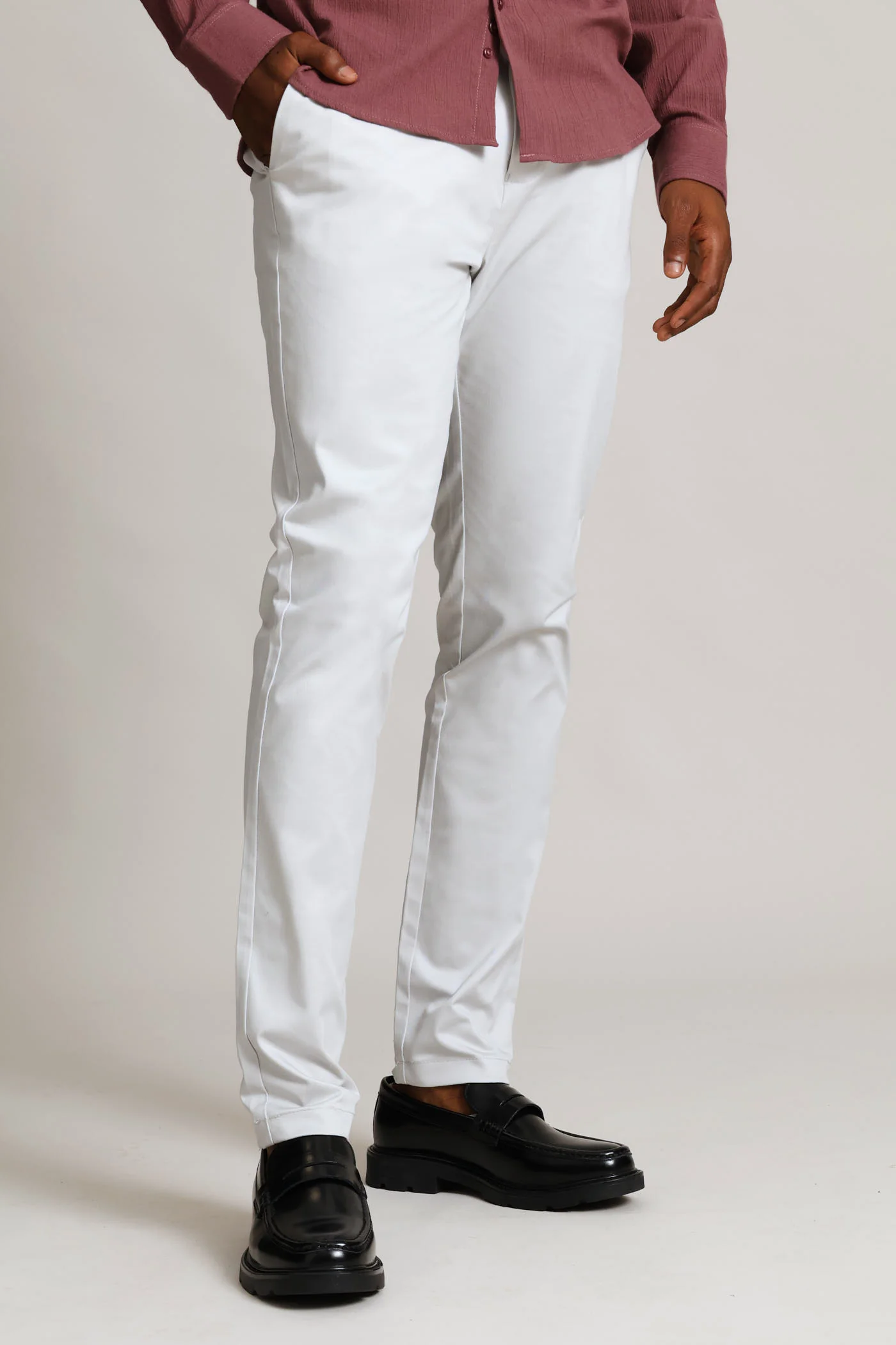 Smart Slim Chino - Grey - Image 4