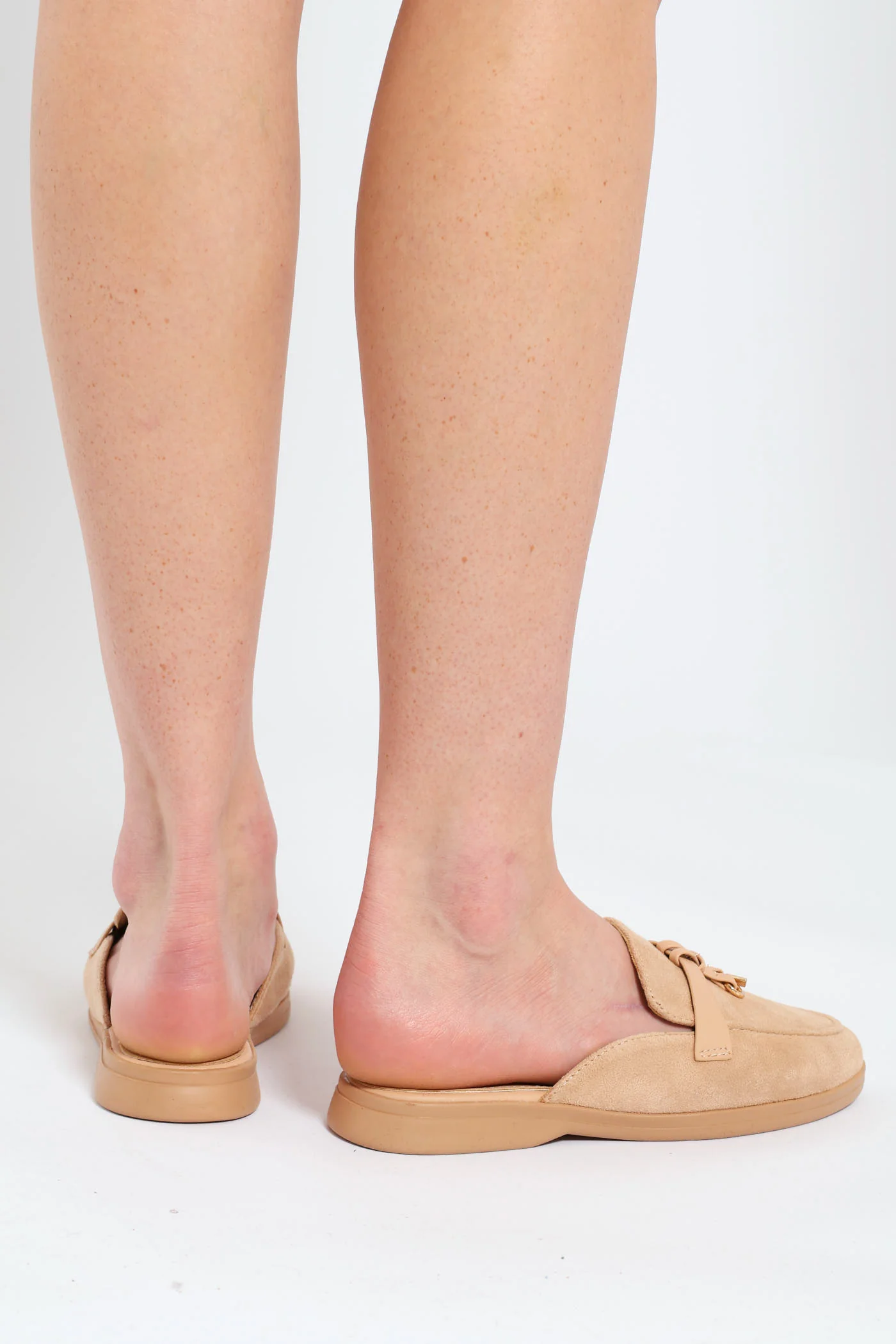 Smart Tassle Push In Mule - Beige - Image 2