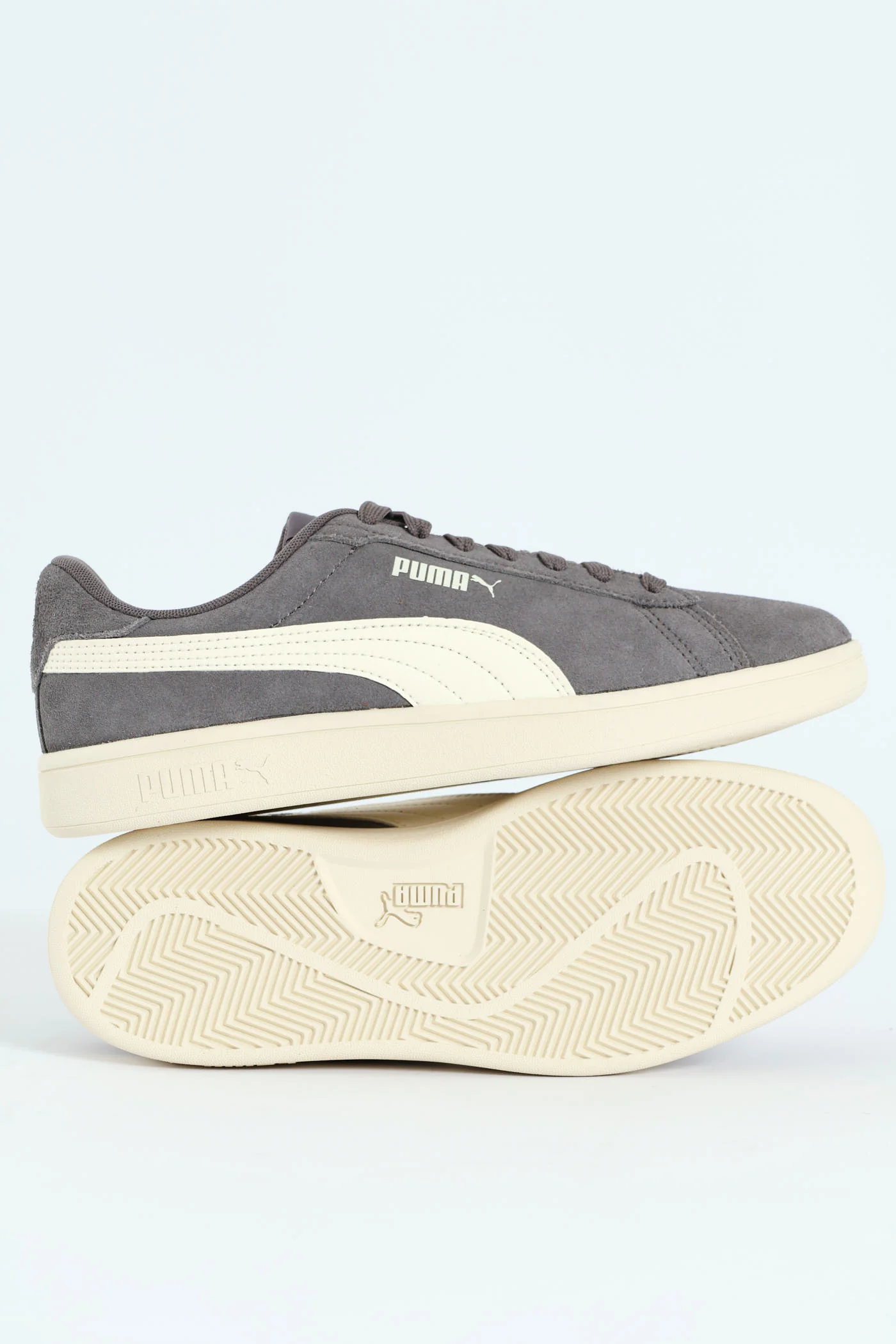 Smash 3.0 Suede Sneaker - Grey/White - Image 6