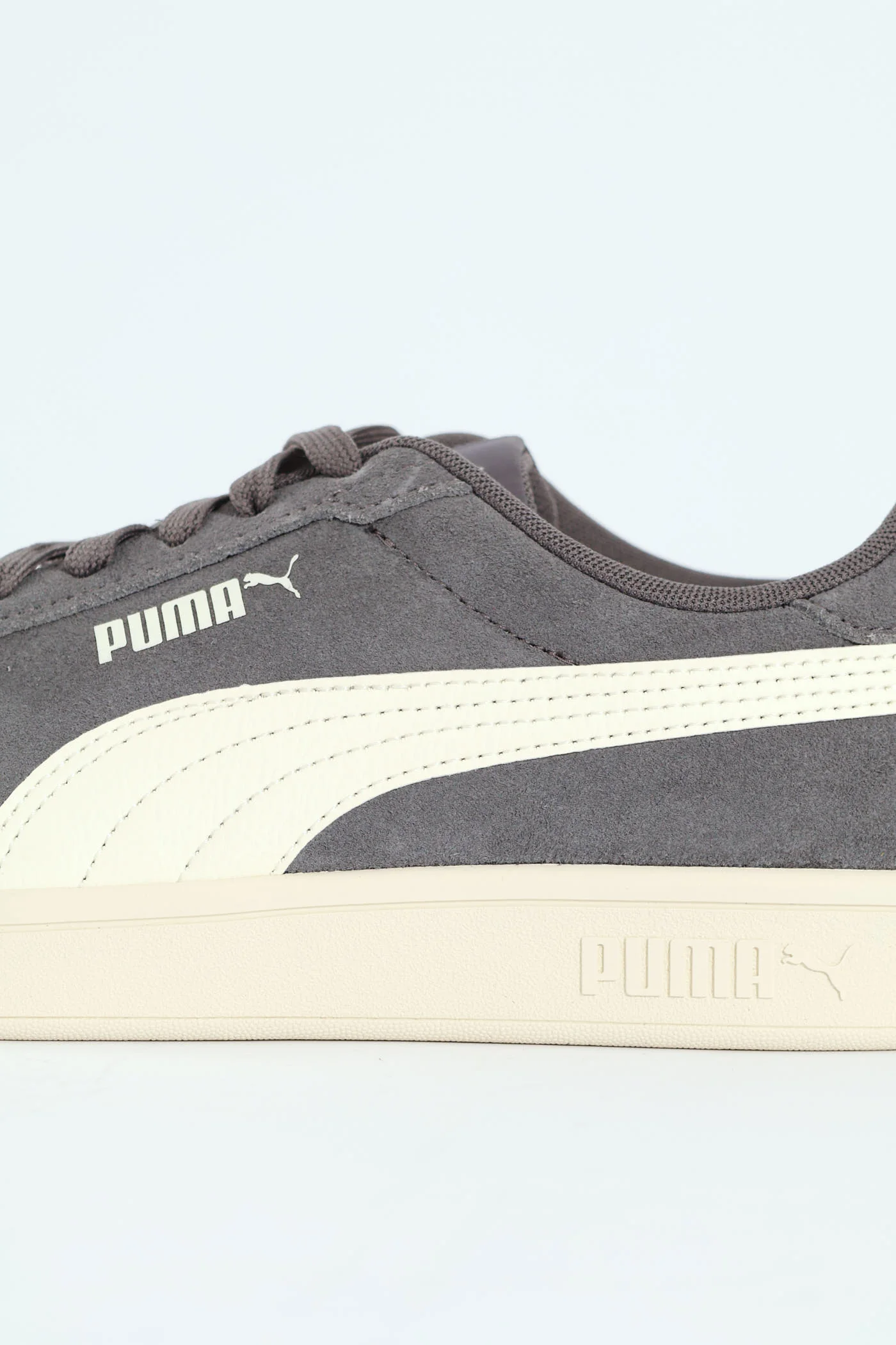 Smash 3.0 Suede Sneaker - Grey/White - Image 7