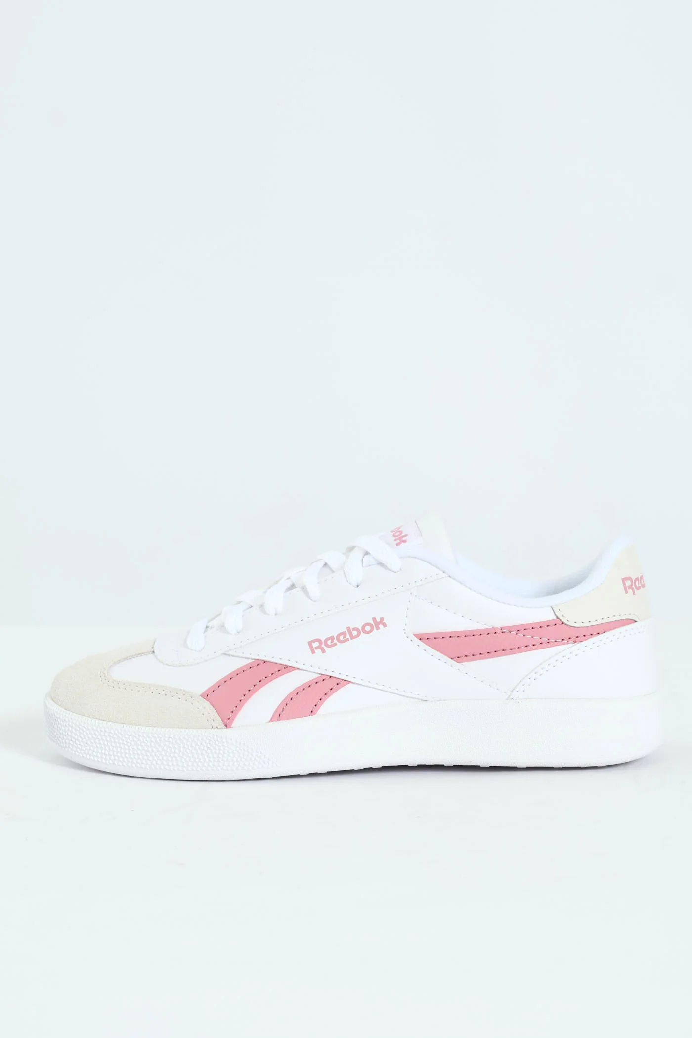 Smash Edge Lace Up Sneaker - White/Pink - Image 6