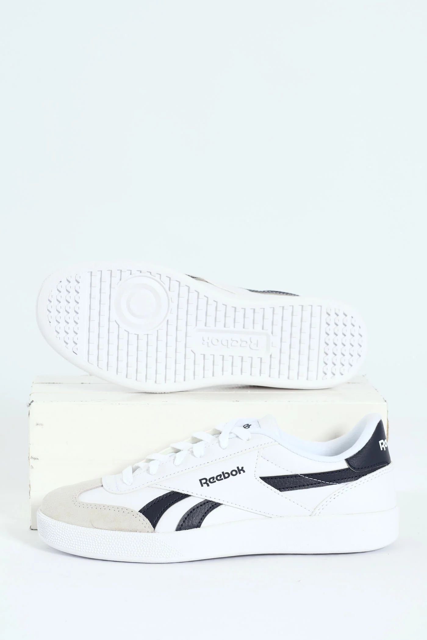 Smash Edge Sneaker - White/Navy - Image 8