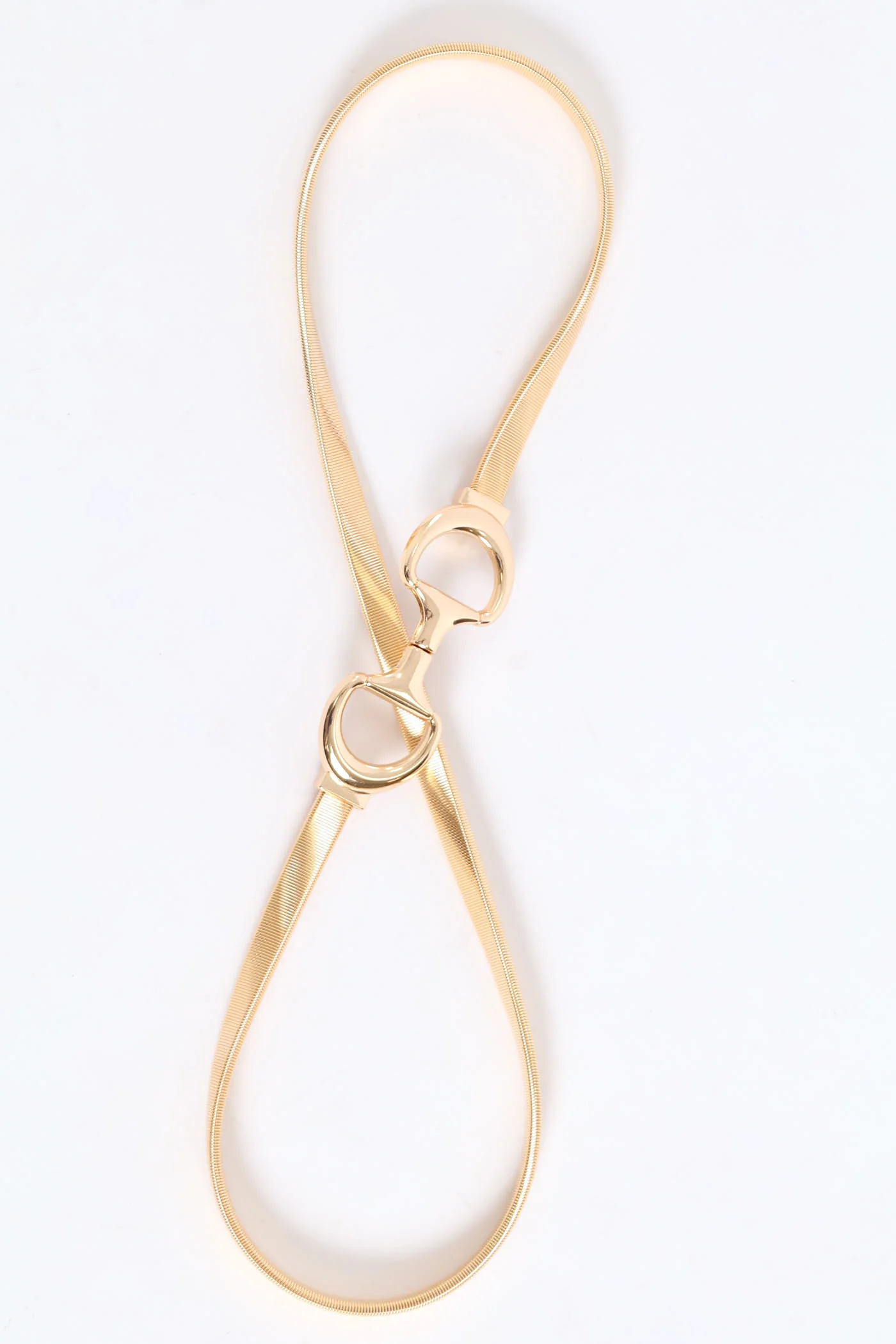 Snaffle Stretch Belt - Gold - Image 2