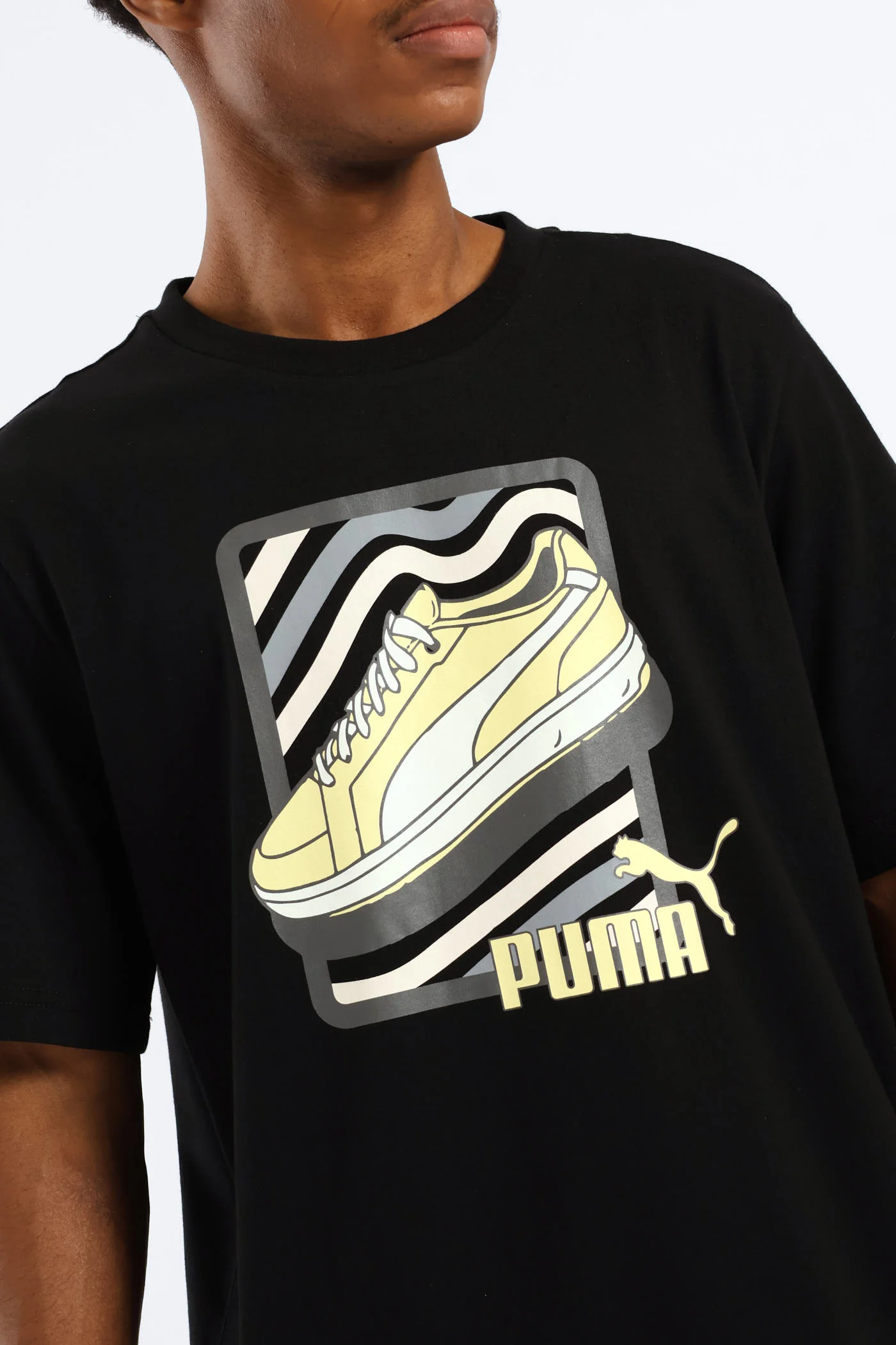 Sneaker Graphic Tee - Black - Image 2