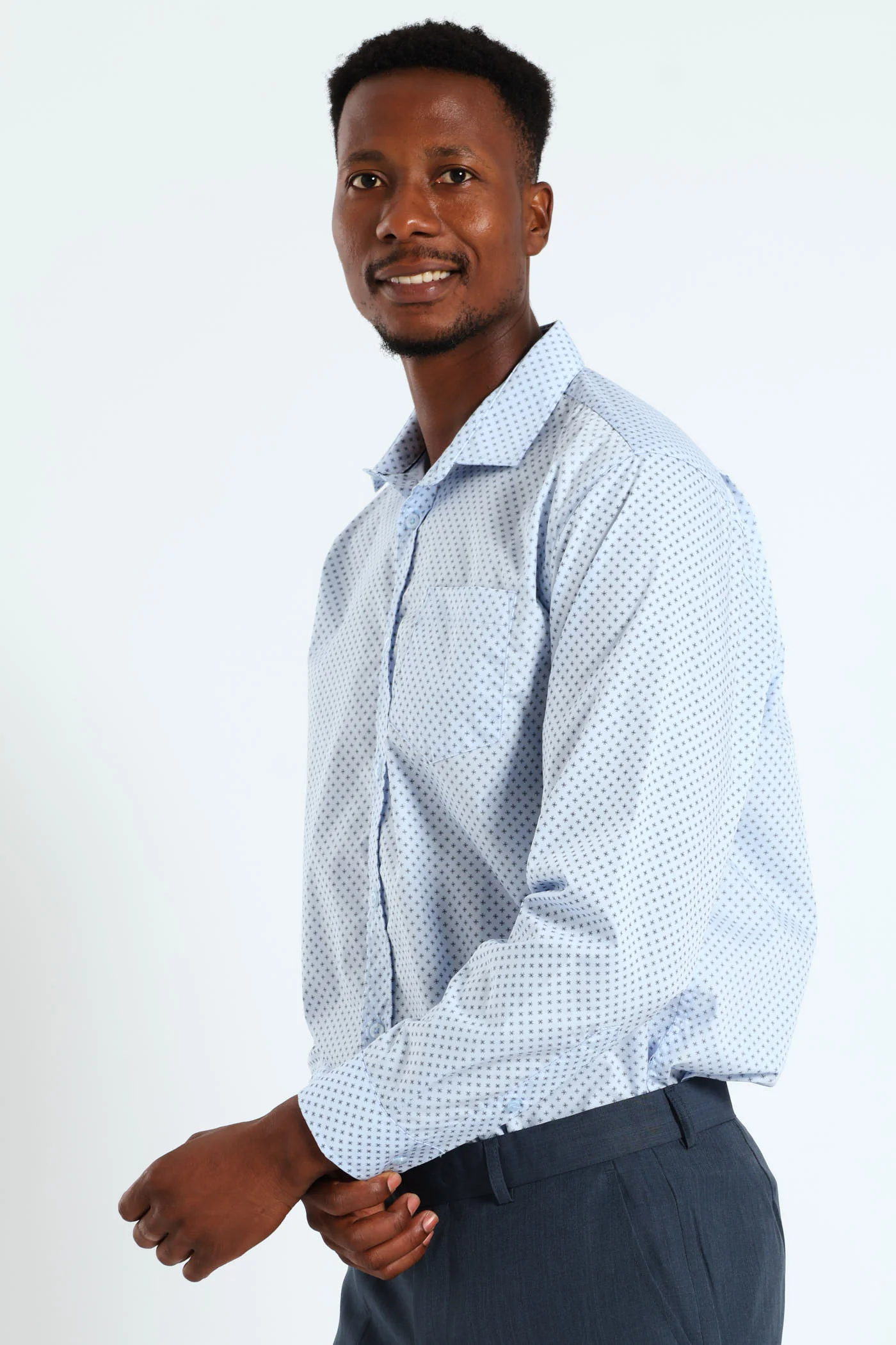 Snow Flake Shirt - Blue - Image 5