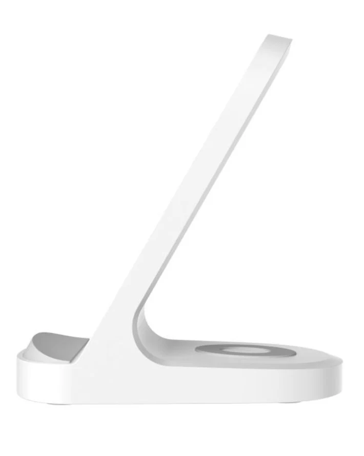 2-in-1 Wireless Charger Stand 15w Hybrid White - Image 4
