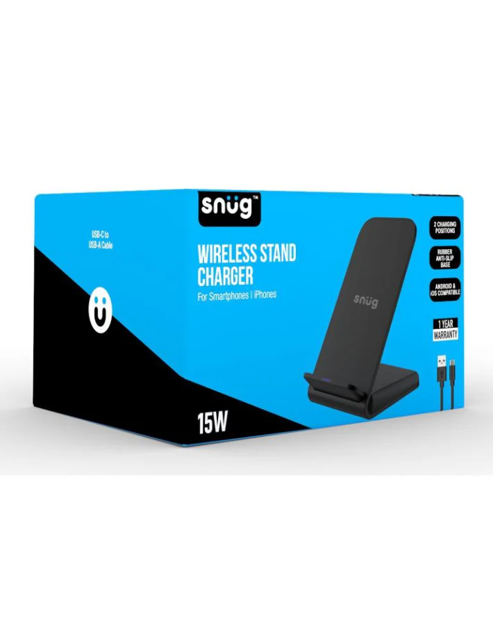 Wireless Charger Stand 15w Hybrid Black - Image 3