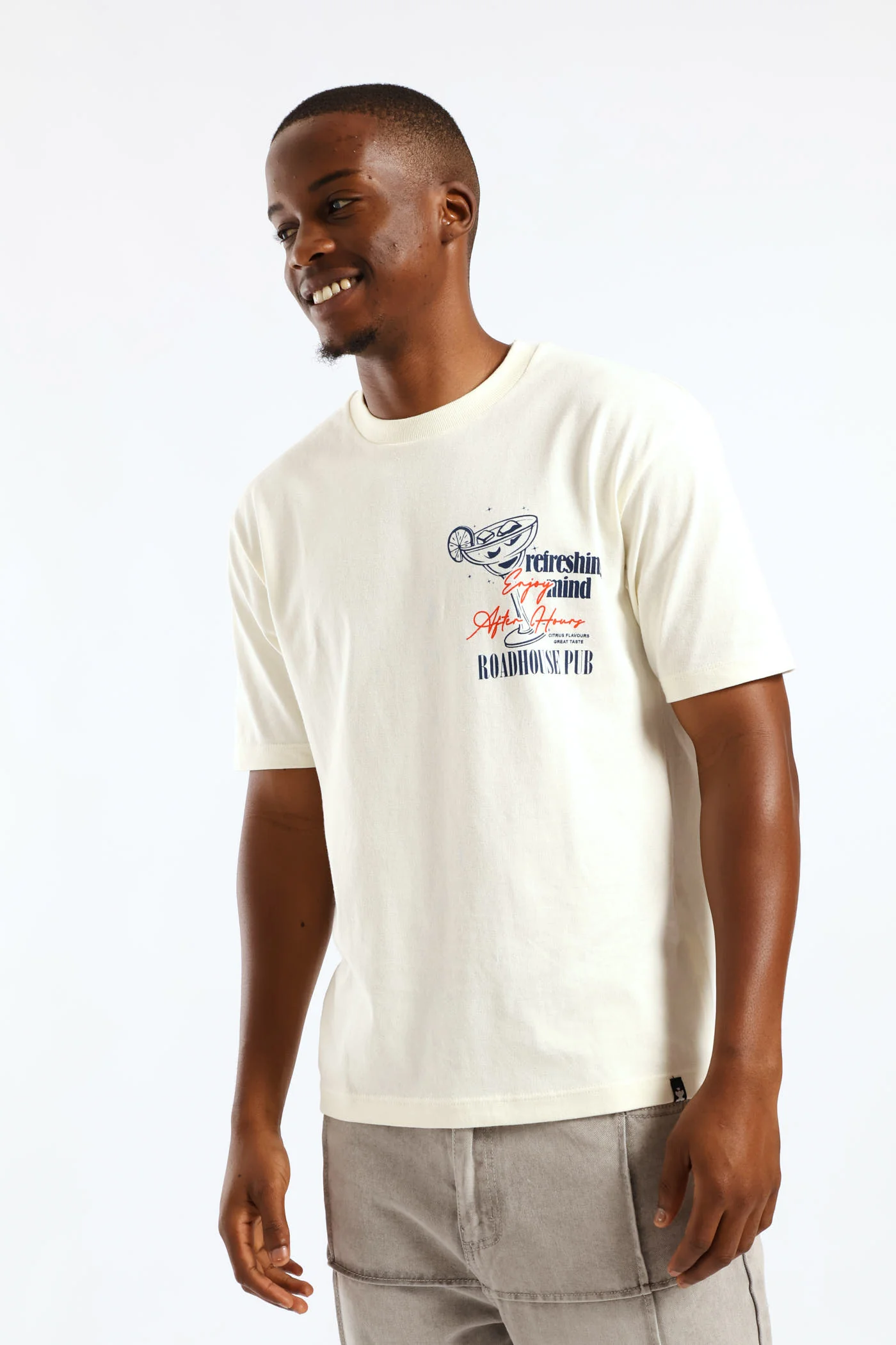Social Club Oversized Tee - Ecru - Image 4