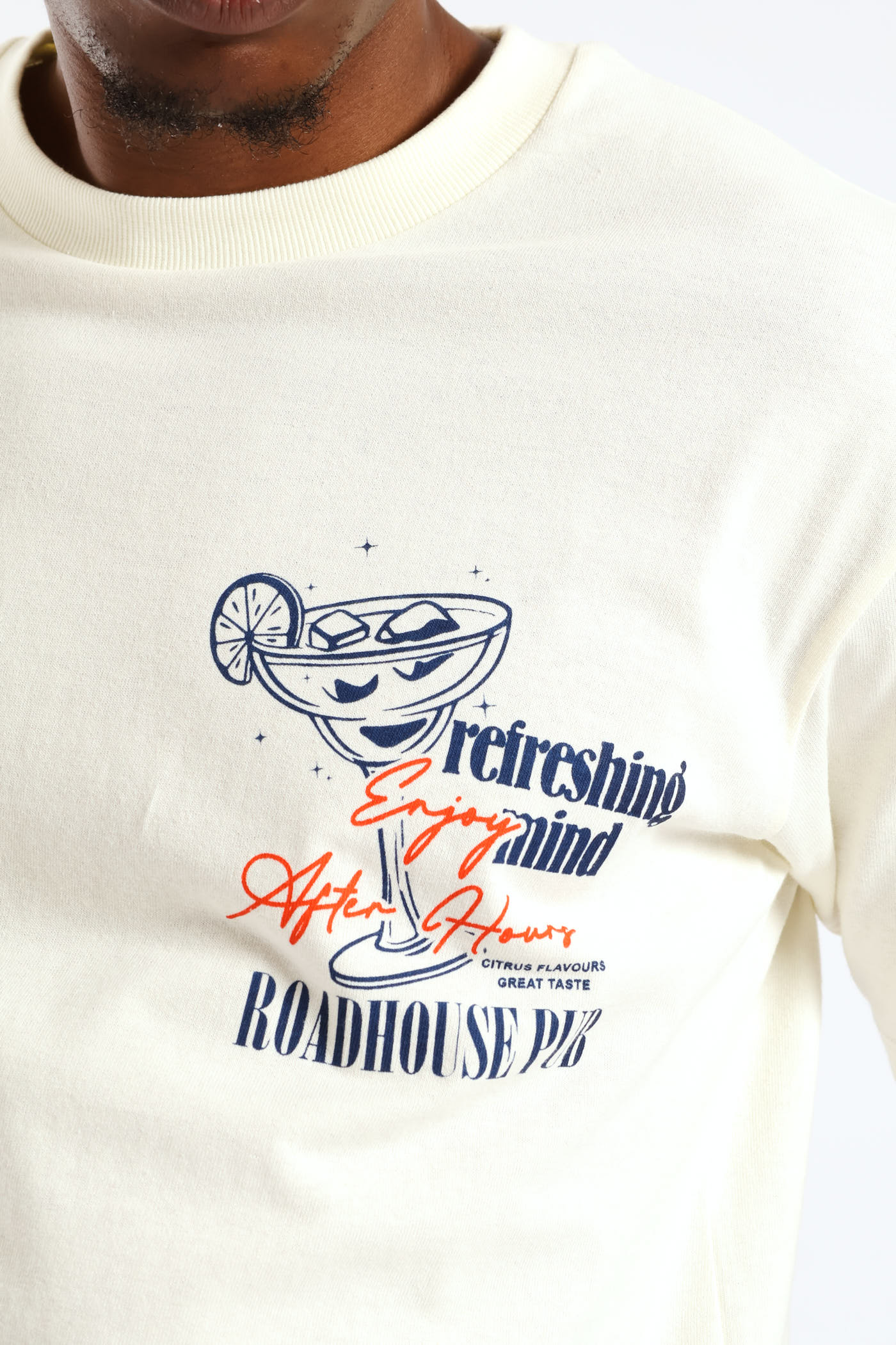 Social Club Oversized Tee - Ecru - Image 5