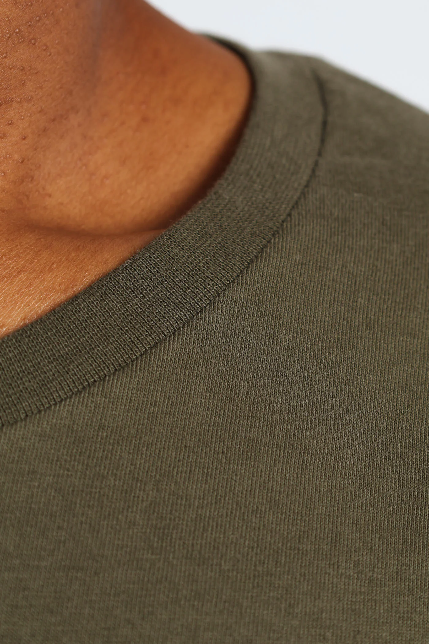 Social Distance Slogan Tee - Olive - Image 5
