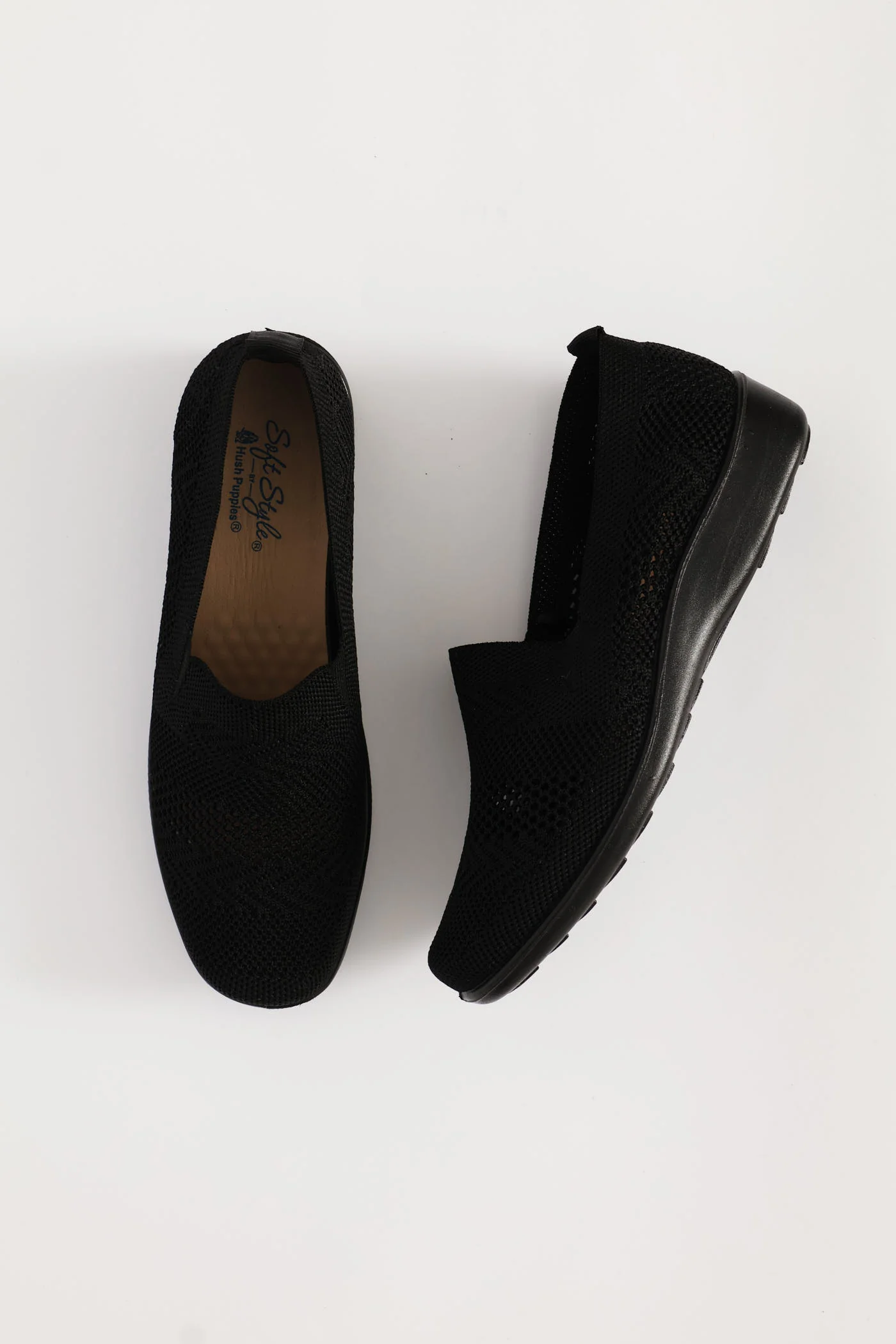 Soft Iona Knit Slip On - Black - Image 2