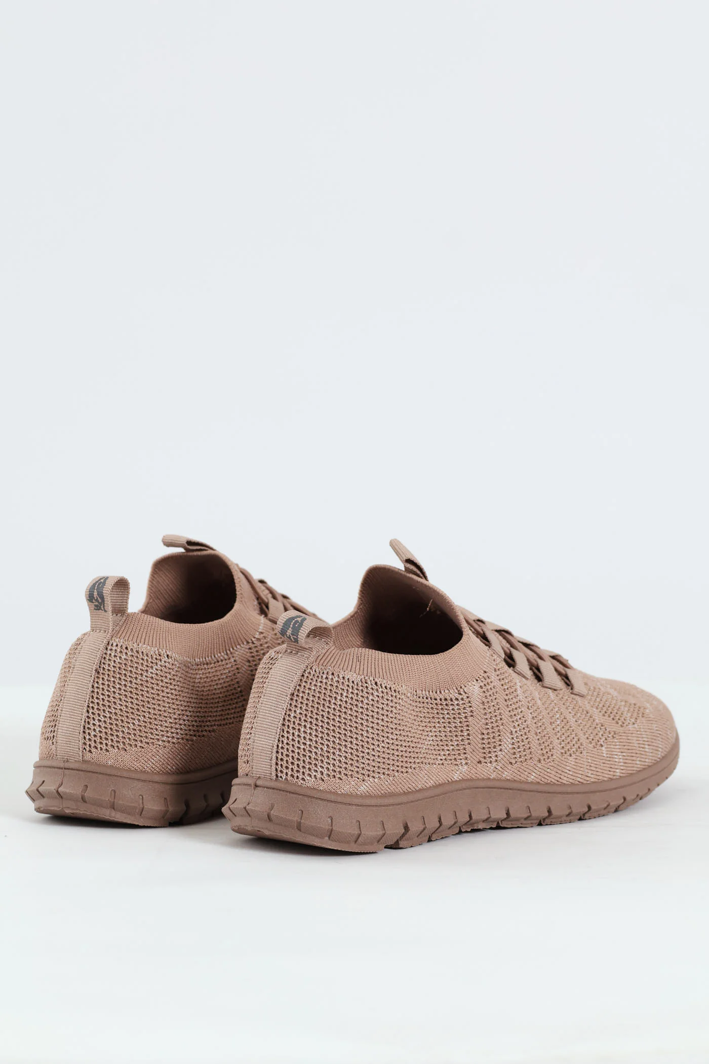 Soft Nansia Knit Lace Up Sneaker - Taupe - Image 4